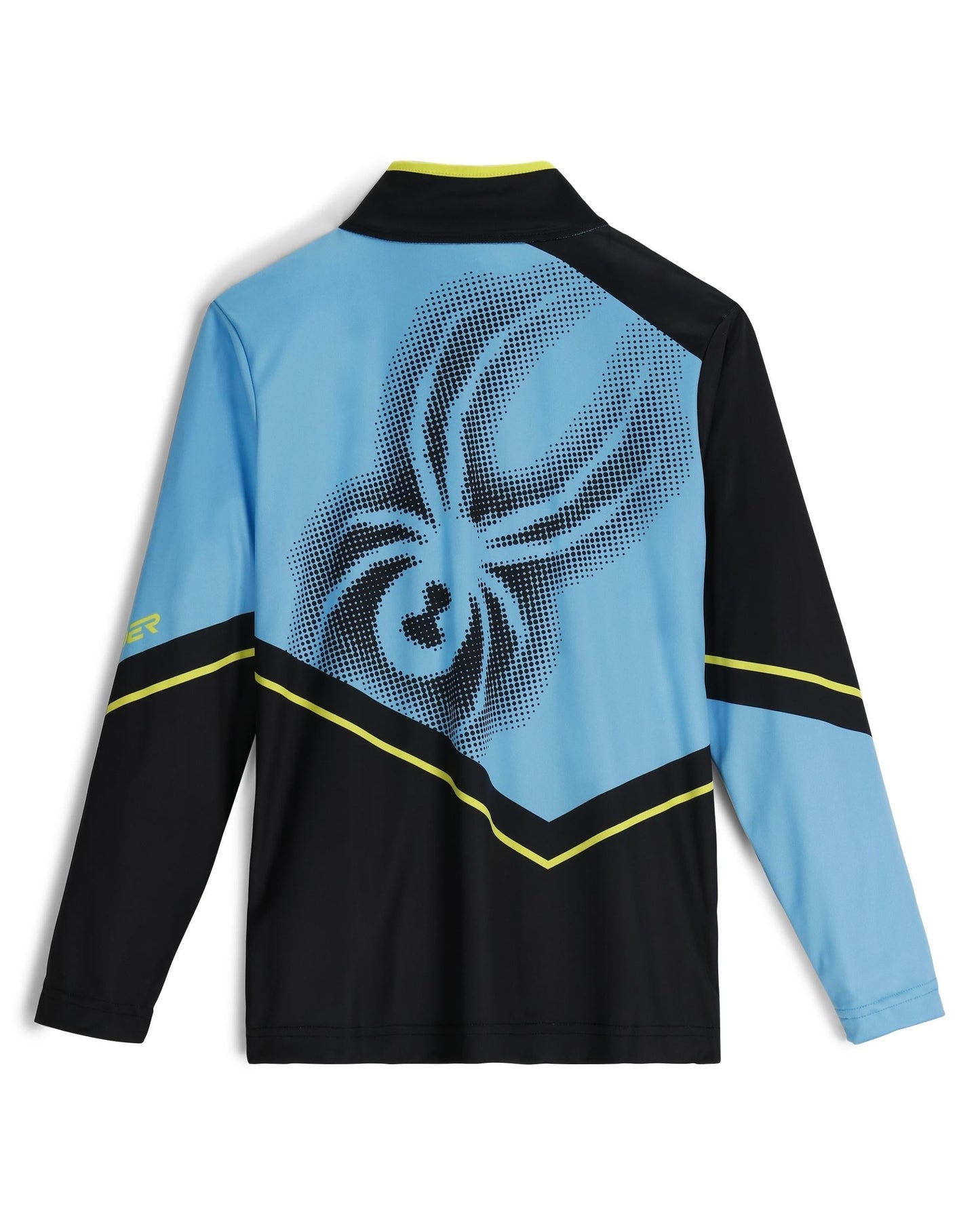 Pull Ryder demi-zip pour garçon - Bleu cyan