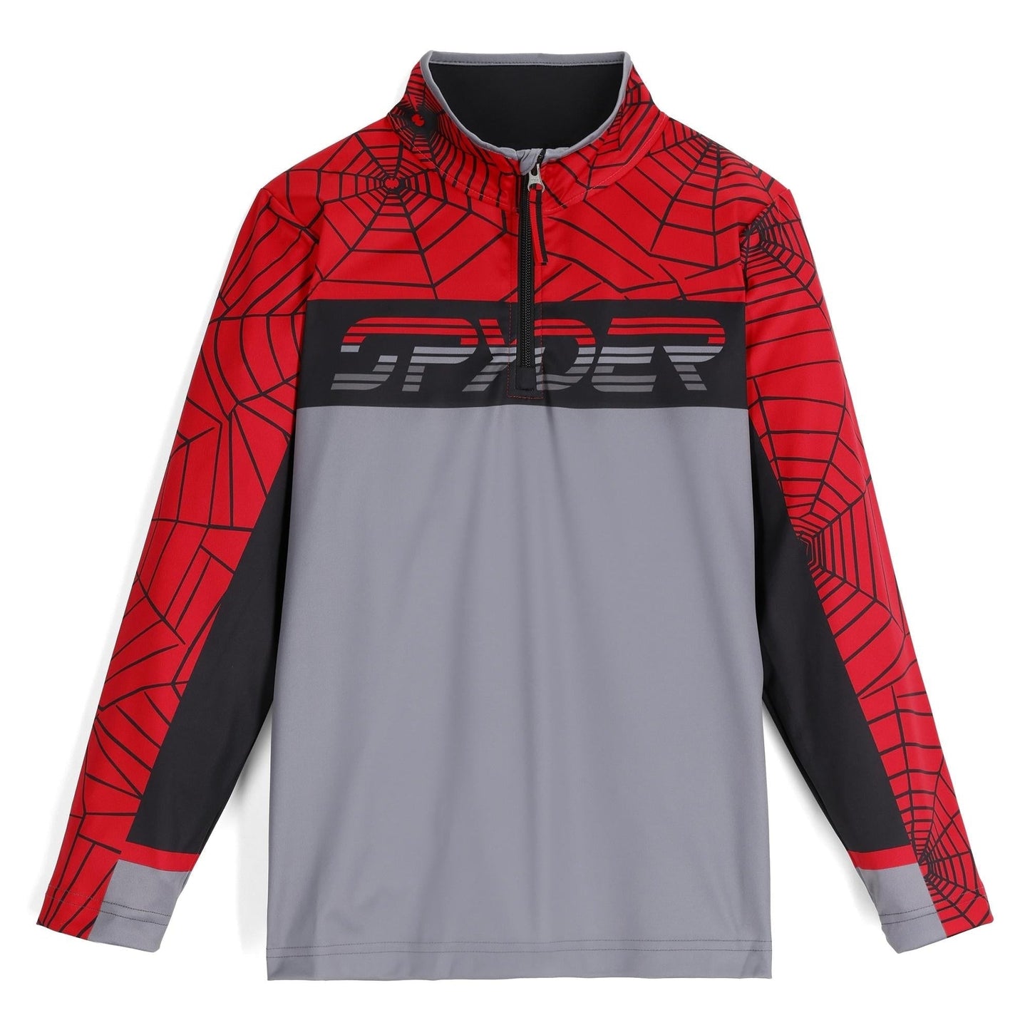 Boys Ryder Half Zip - Spyder Red
