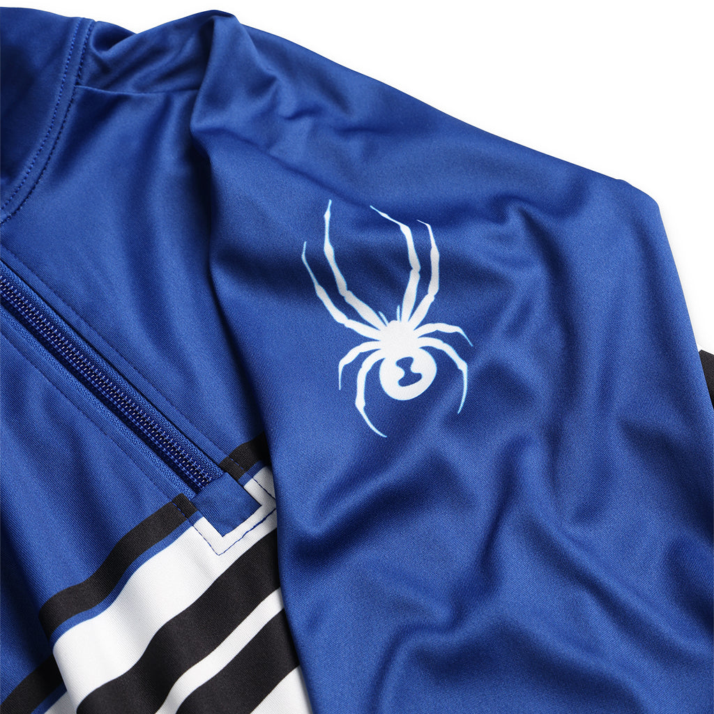 Jungen Web Half Zip - Elektrisches Blau
