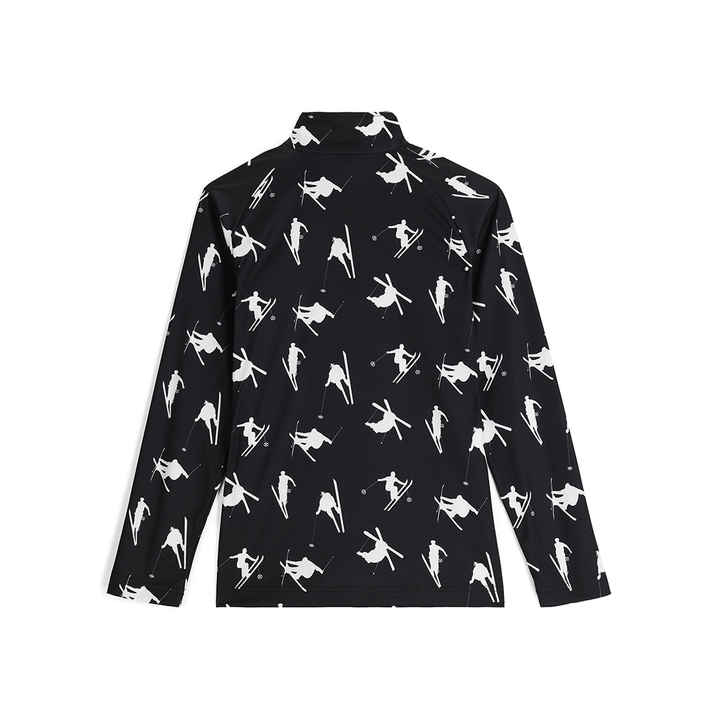 Jungen Ski Day Half Zip - Schwarz