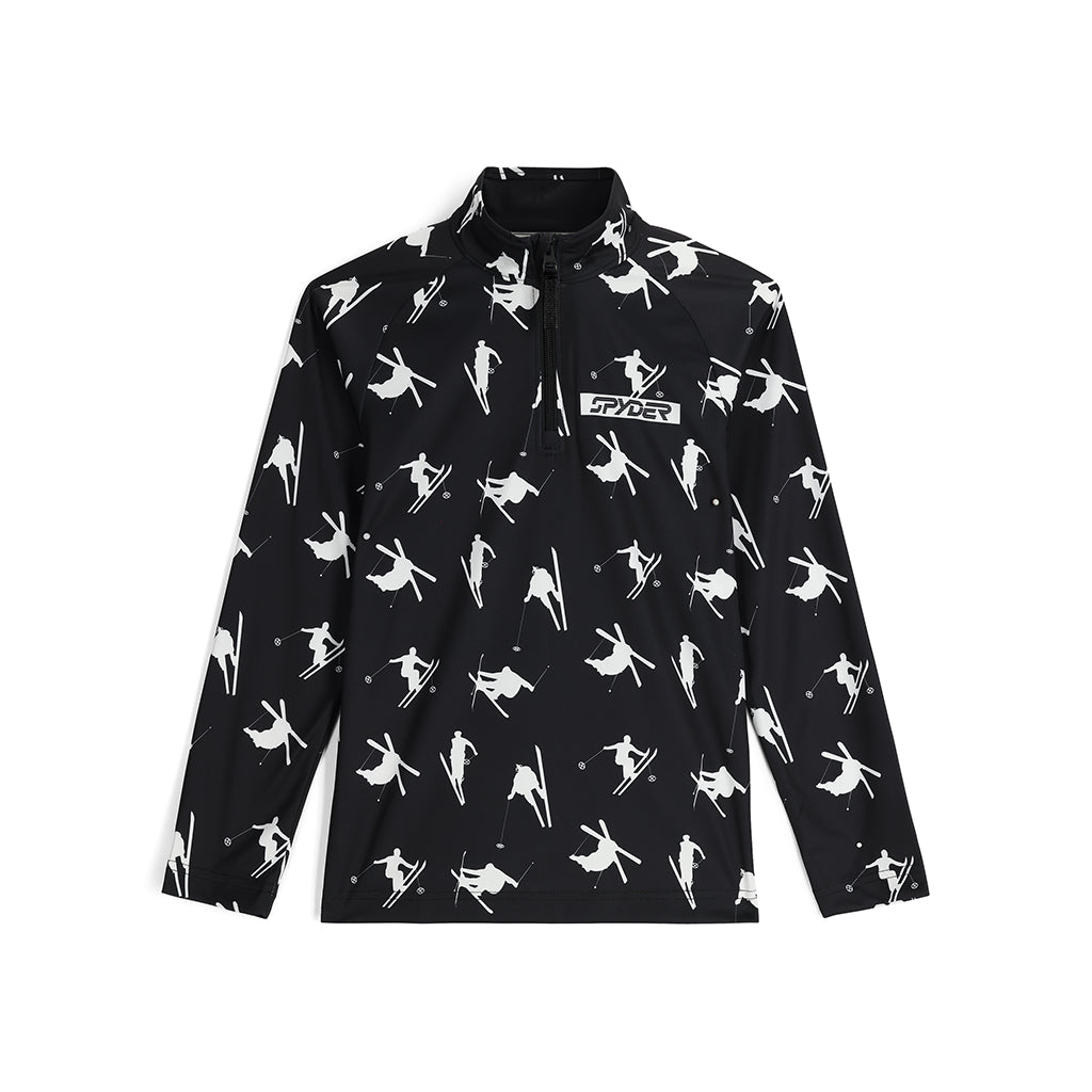 Jungen Ski Day Half Zip - Schwarz
