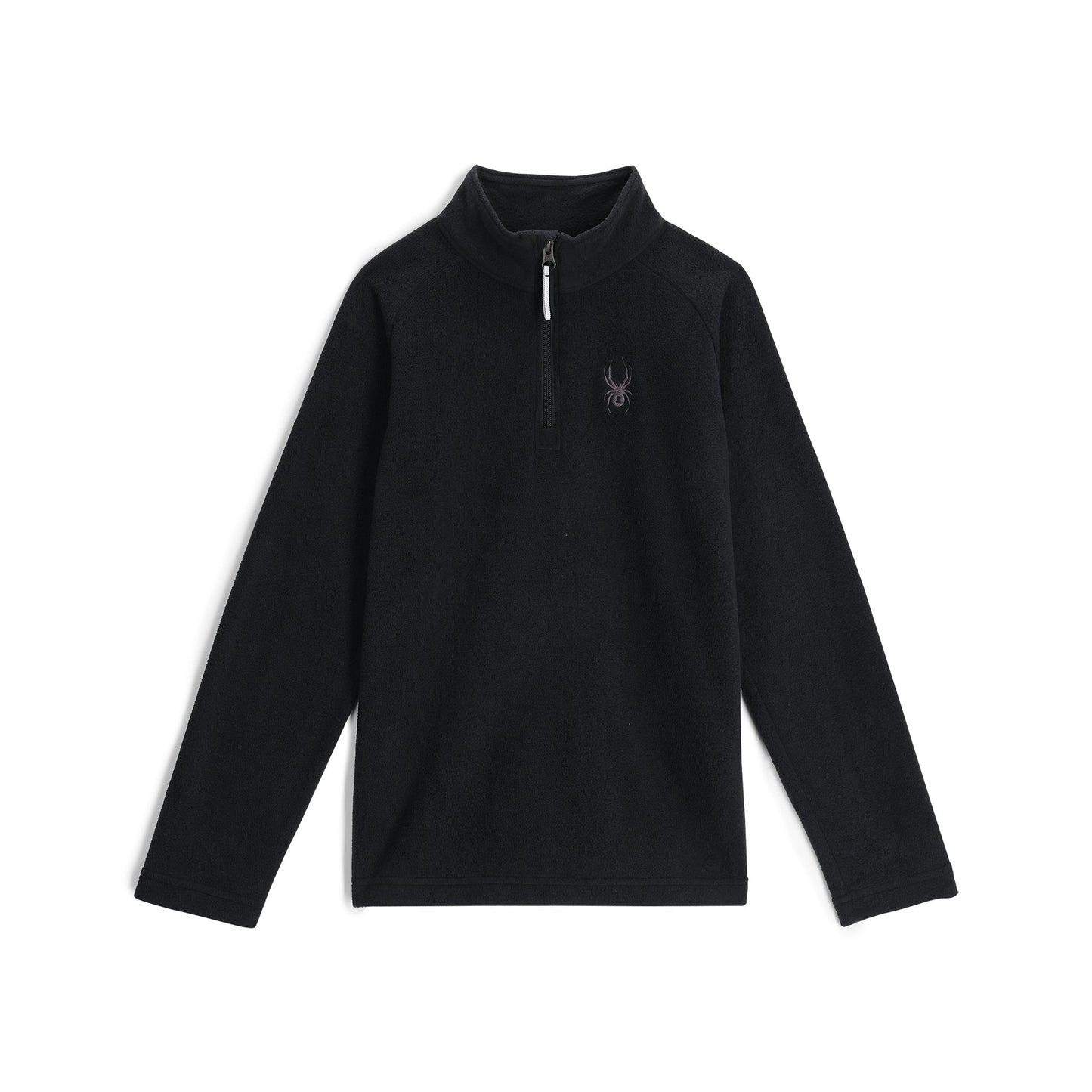Polaire Speed ​​Fleece demi-zip pour enfants - Noir