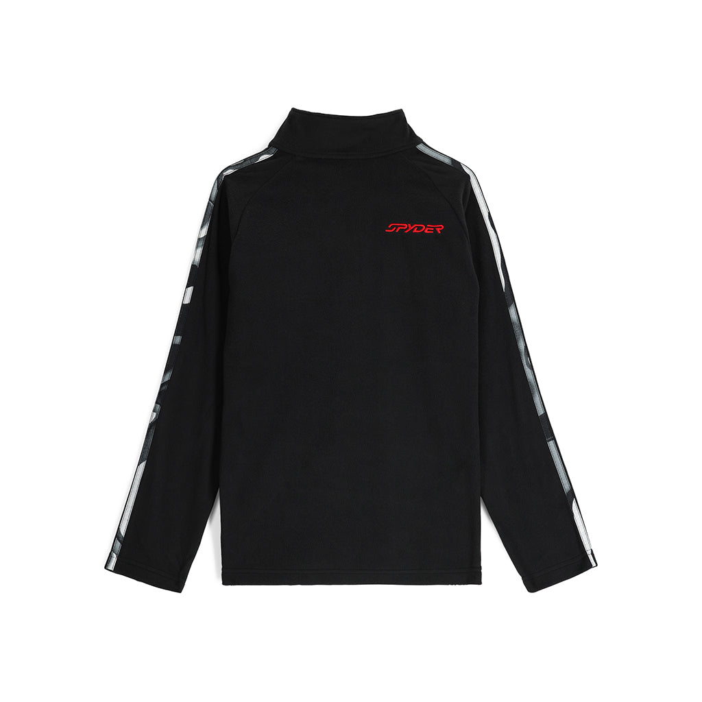 Little Kids Speed Fleece Half Zip - Black