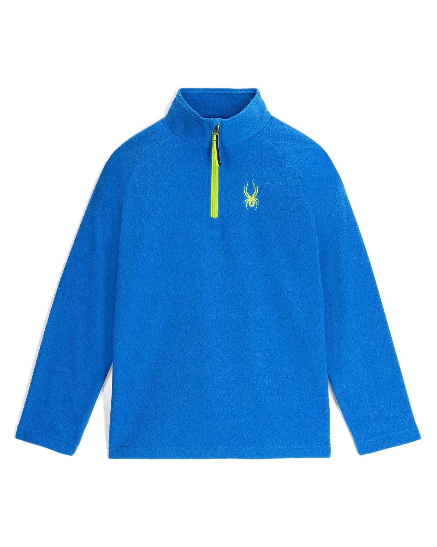 Kinder-Fleece-Fleecejacke mit halbem Reißverschluss – Kobalt