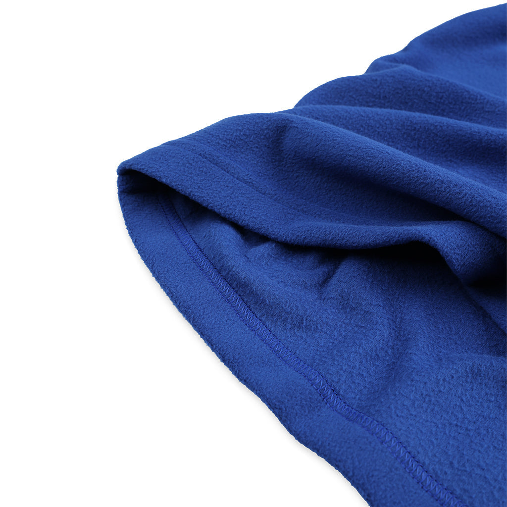 Kinder-Fleecejacke mit halbem Reißverschluss – Elektrisches Blau
