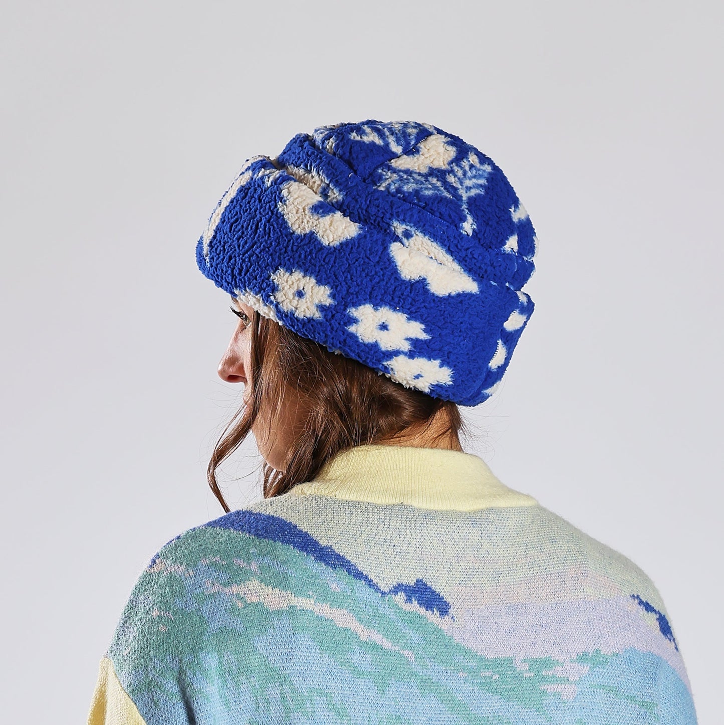 Unisex-Fleecemütze von Society – Society Electric Blue
