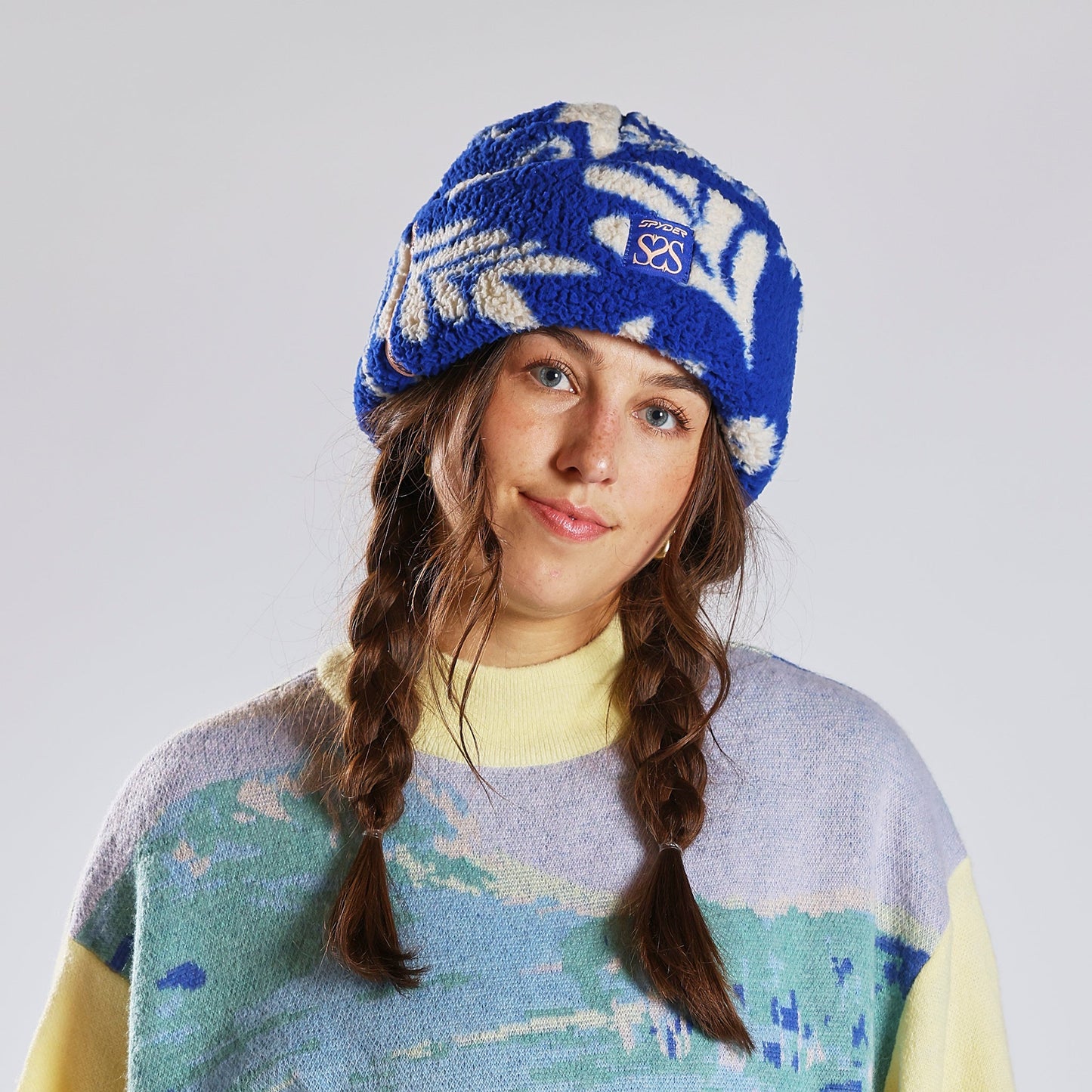 Unisex-Fleecemütze von Society – Society Electric Blue