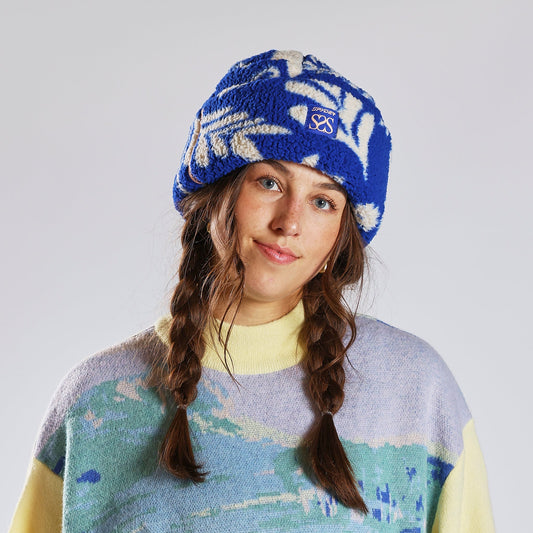 Unisex-Fleecemütze von Society – Society Electric Blue