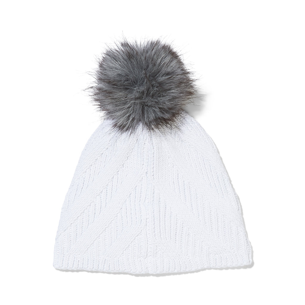 Pom-pom royal pour femme - Blanc