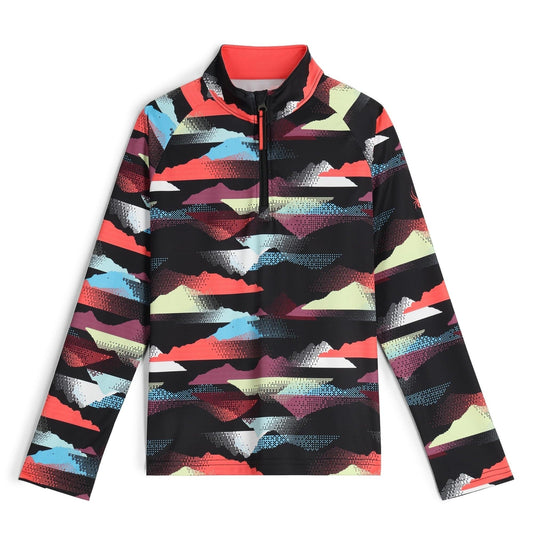 Mädchen Surface Half Zip - Multi Mountain Print