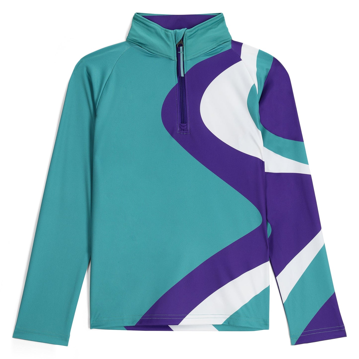 Mädchen Surface Half Zip - Meeresglas