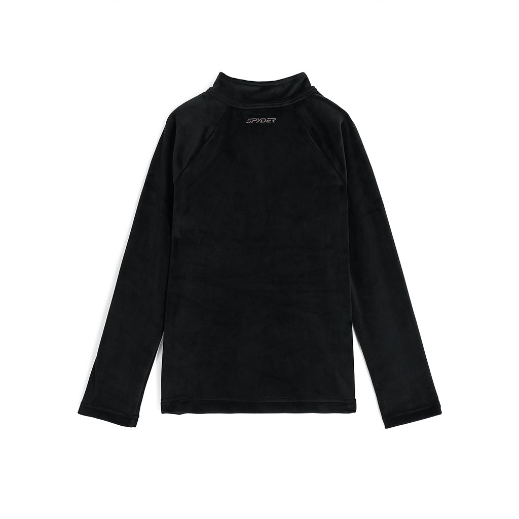 Mädchen Shimmer Bug Half Zip - Schwarz