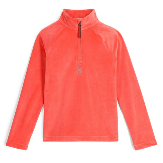 Demi-zip Shimmer Bug pour fille - Coral Haze