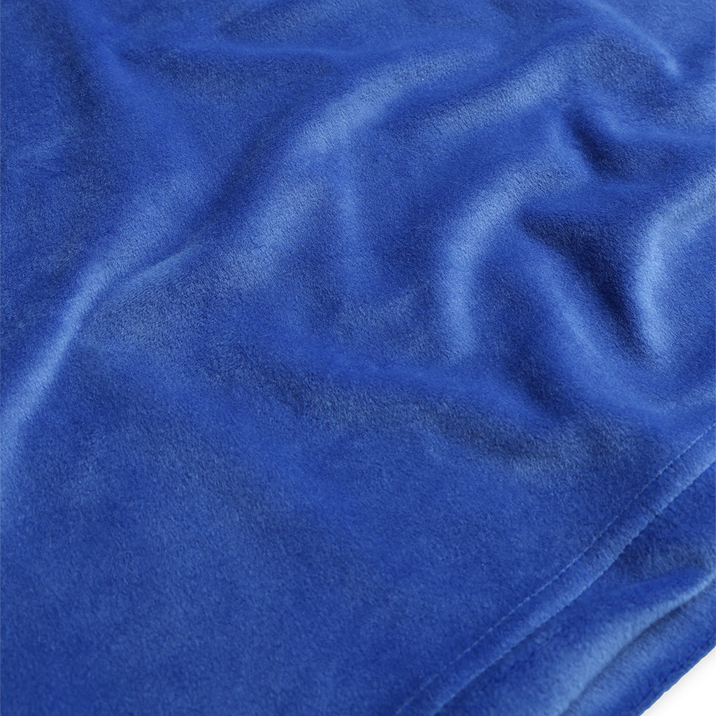 Demi-zip Shimmer Bug pour filles - Bleu électrique