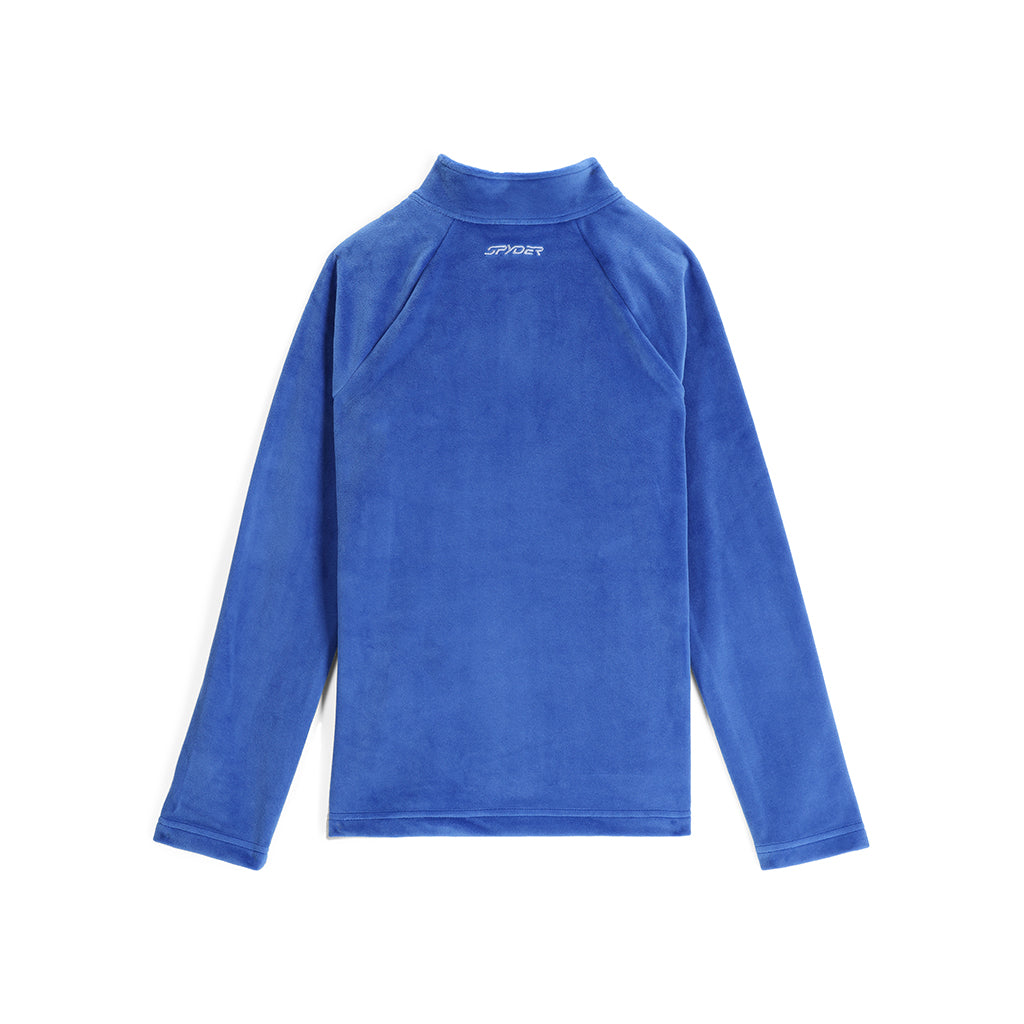Demi-zip Shimmer Bug pour filles - Bleu électrique