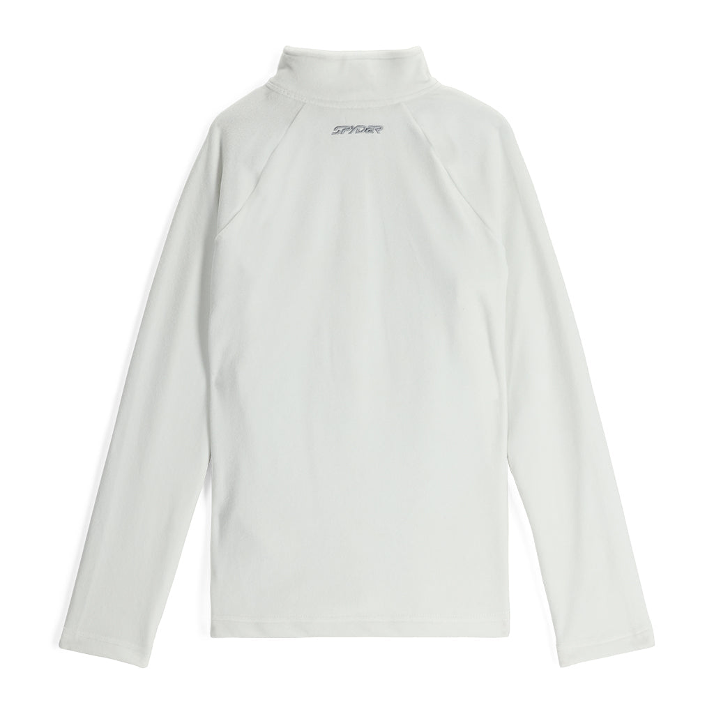 Mädchen Shimmer Bug Half Zip - Weiß
