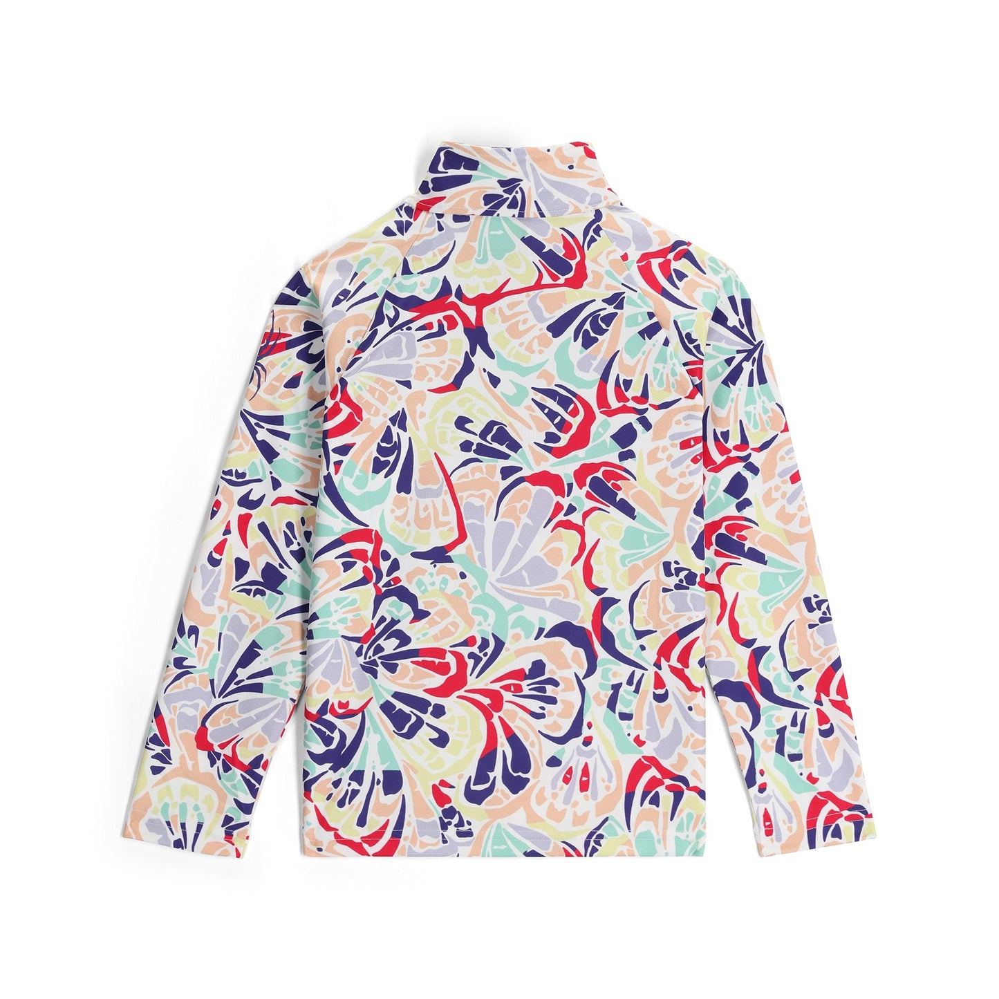 Revêtement fille à demi-zip réfléchissant - Papillon multicolore