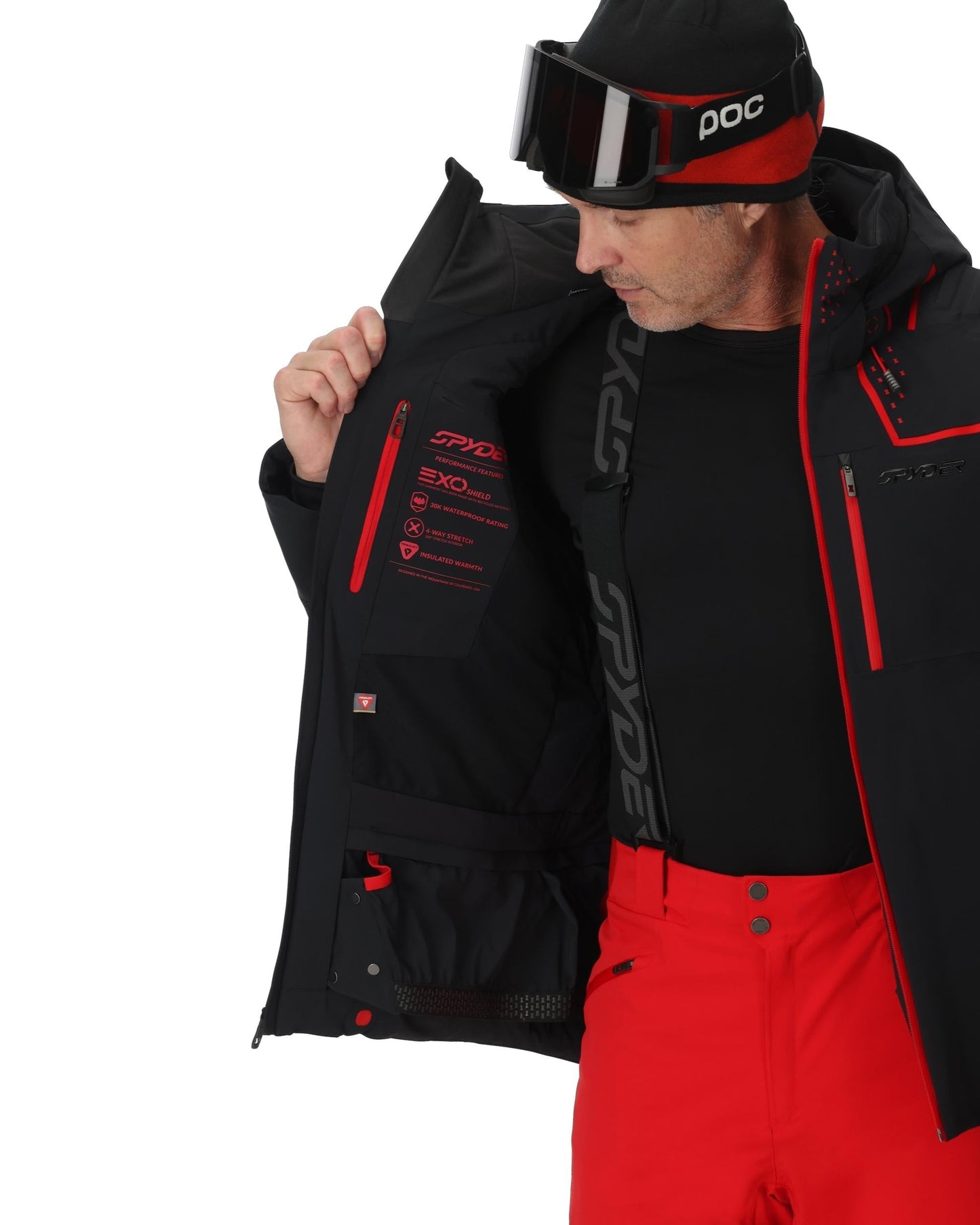Veste Pinnacle pour homme - Noire