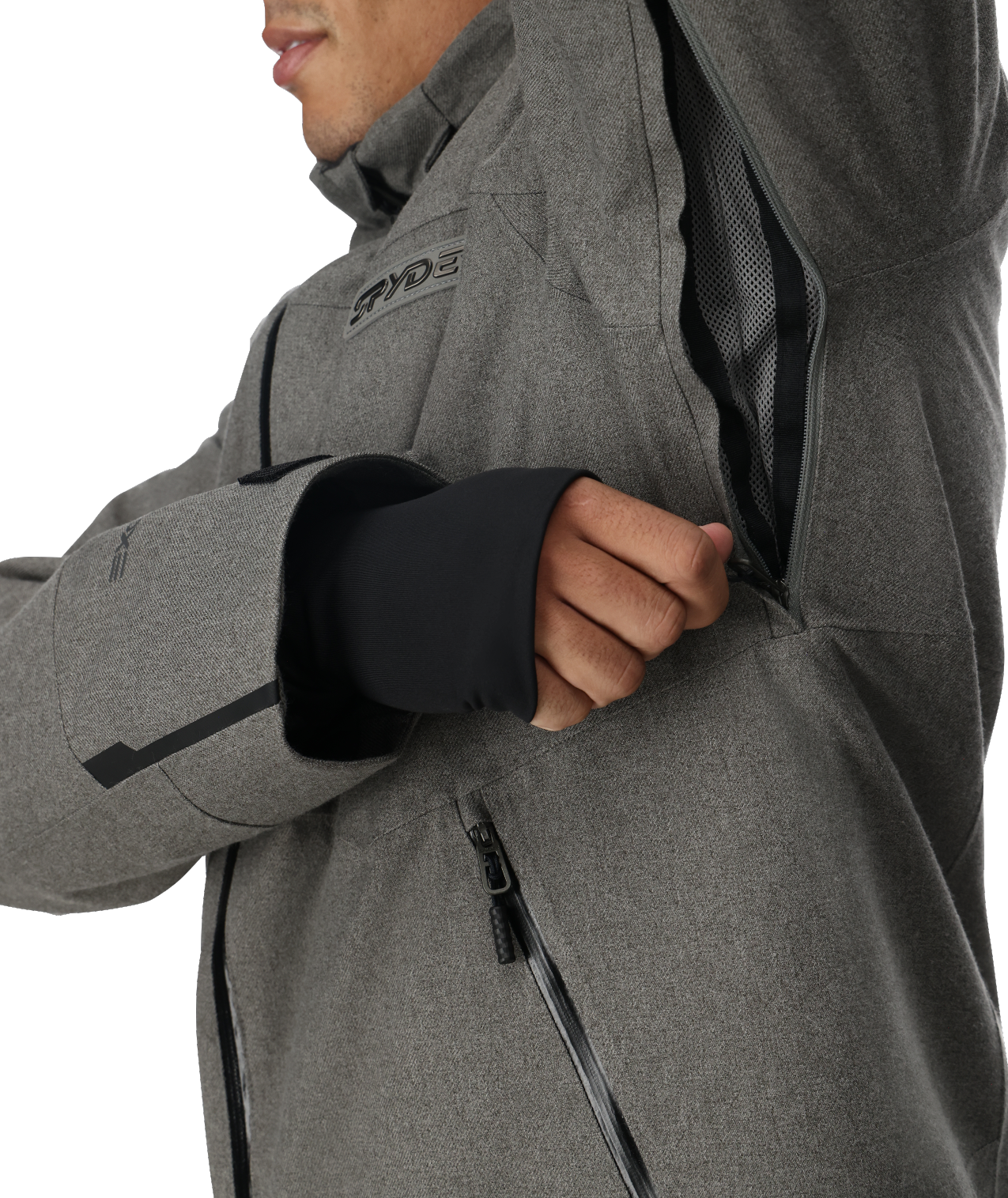 Mens Leader Jacket - Storm Melange