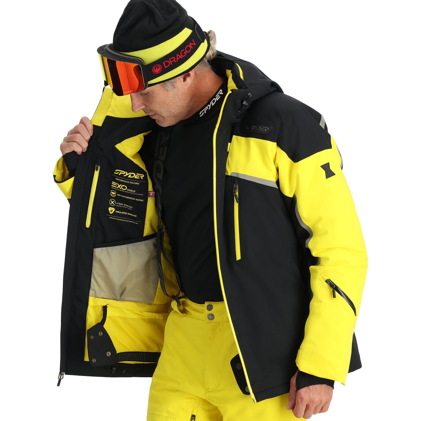Mens Leader – Säuregelb