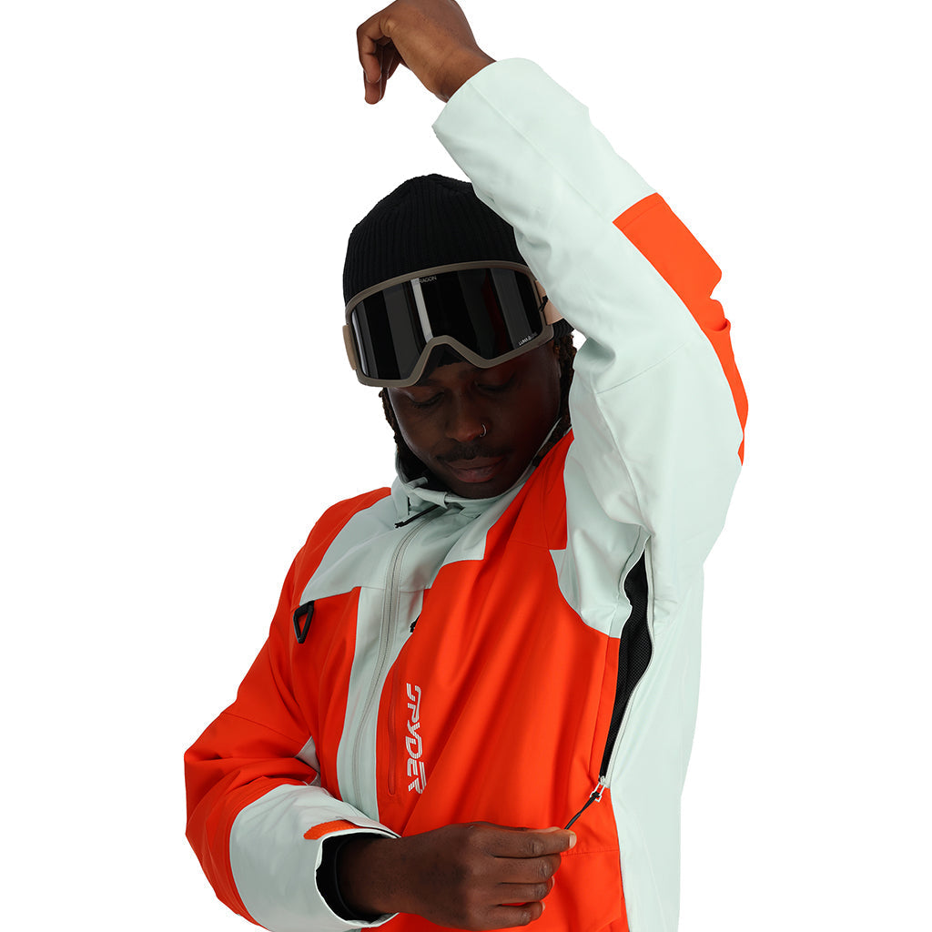 Terrain homme - Orange torsadé
