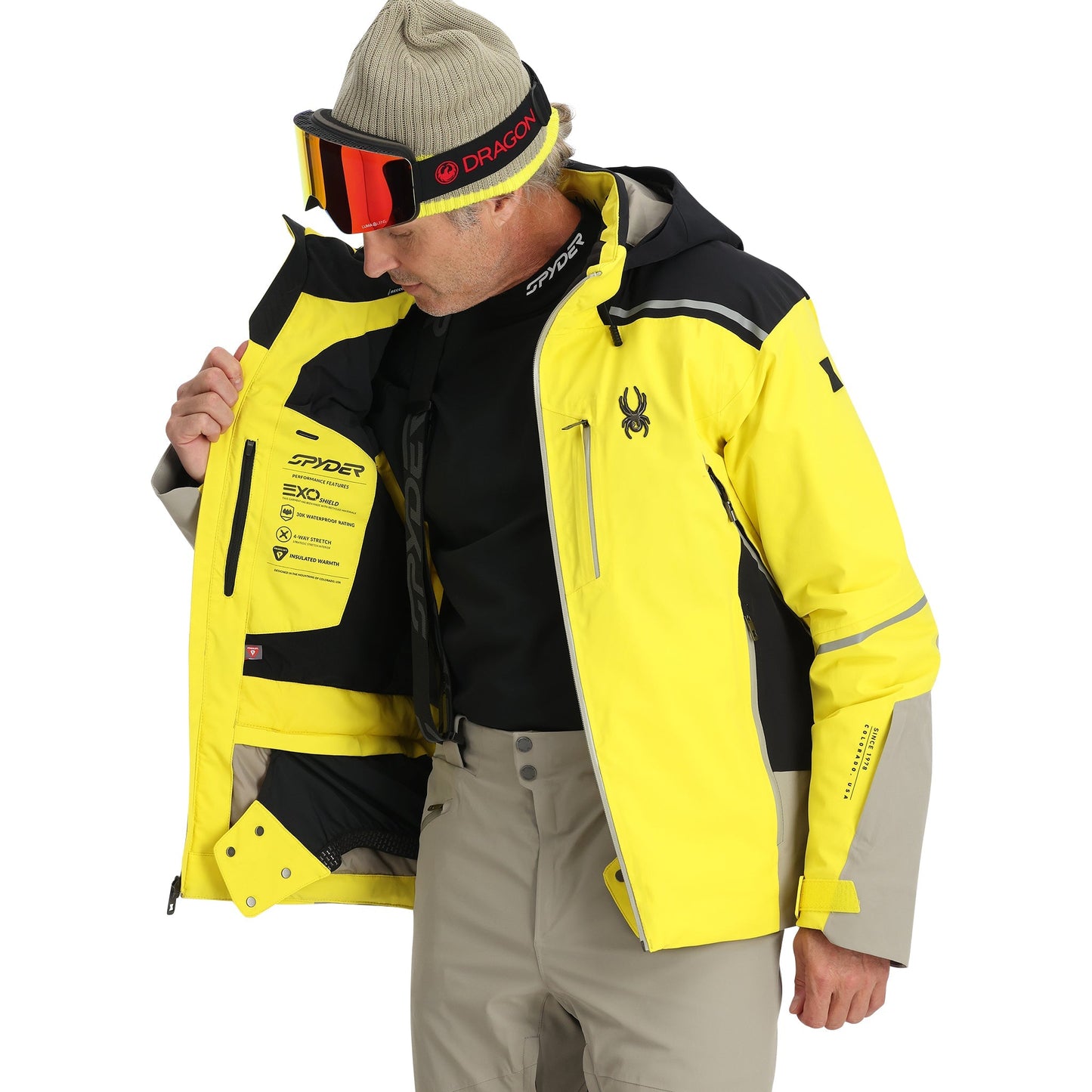 Vanqysh Mens - Acid Yellow