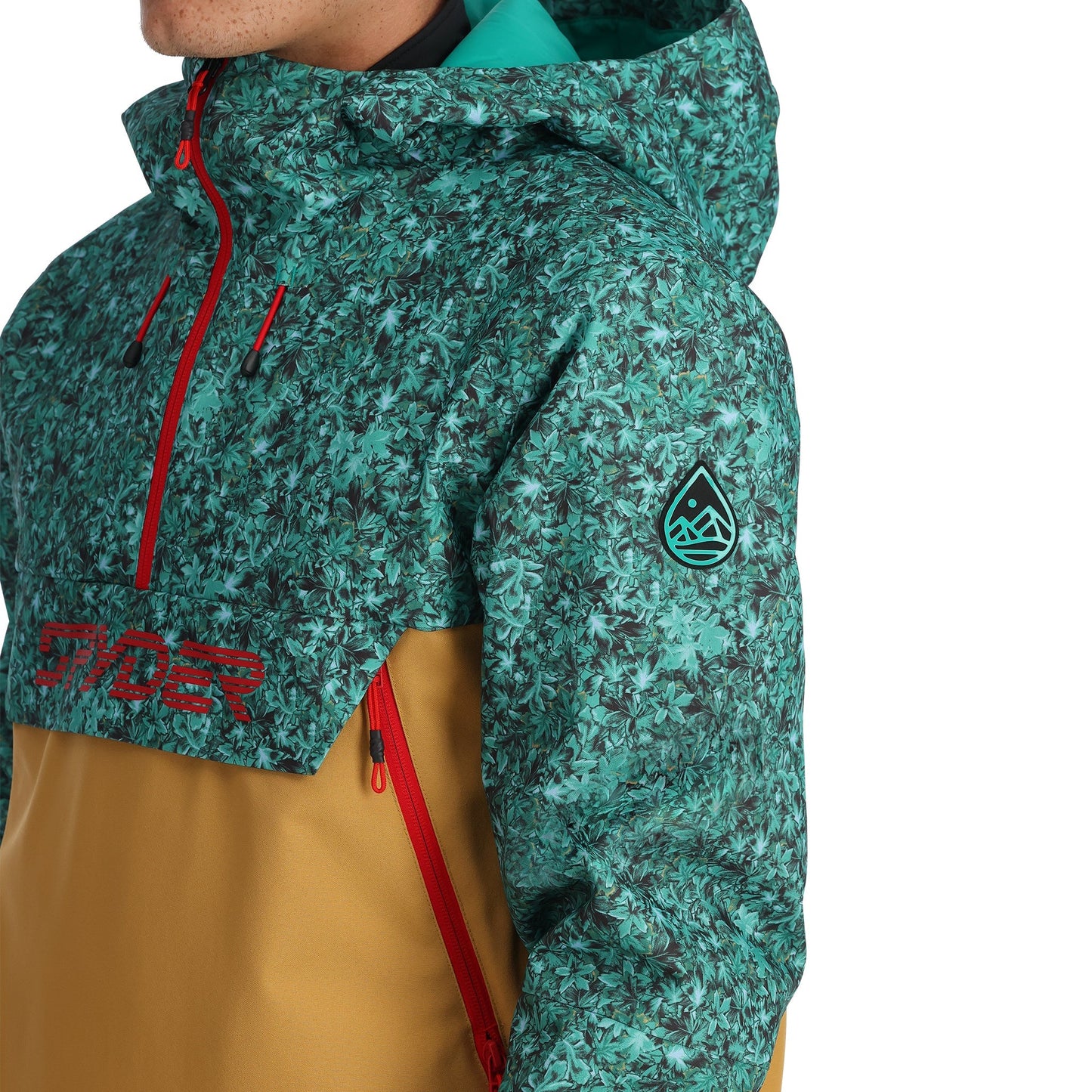 Herren-Anorak „All Out“ – Ahornblaugrün