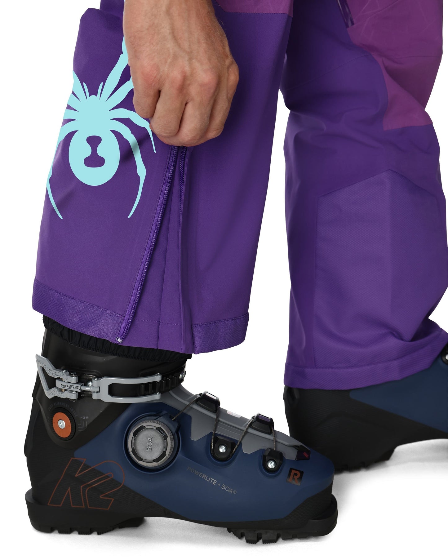 Herren-Sanction-Latzhose – Dunkelviolett