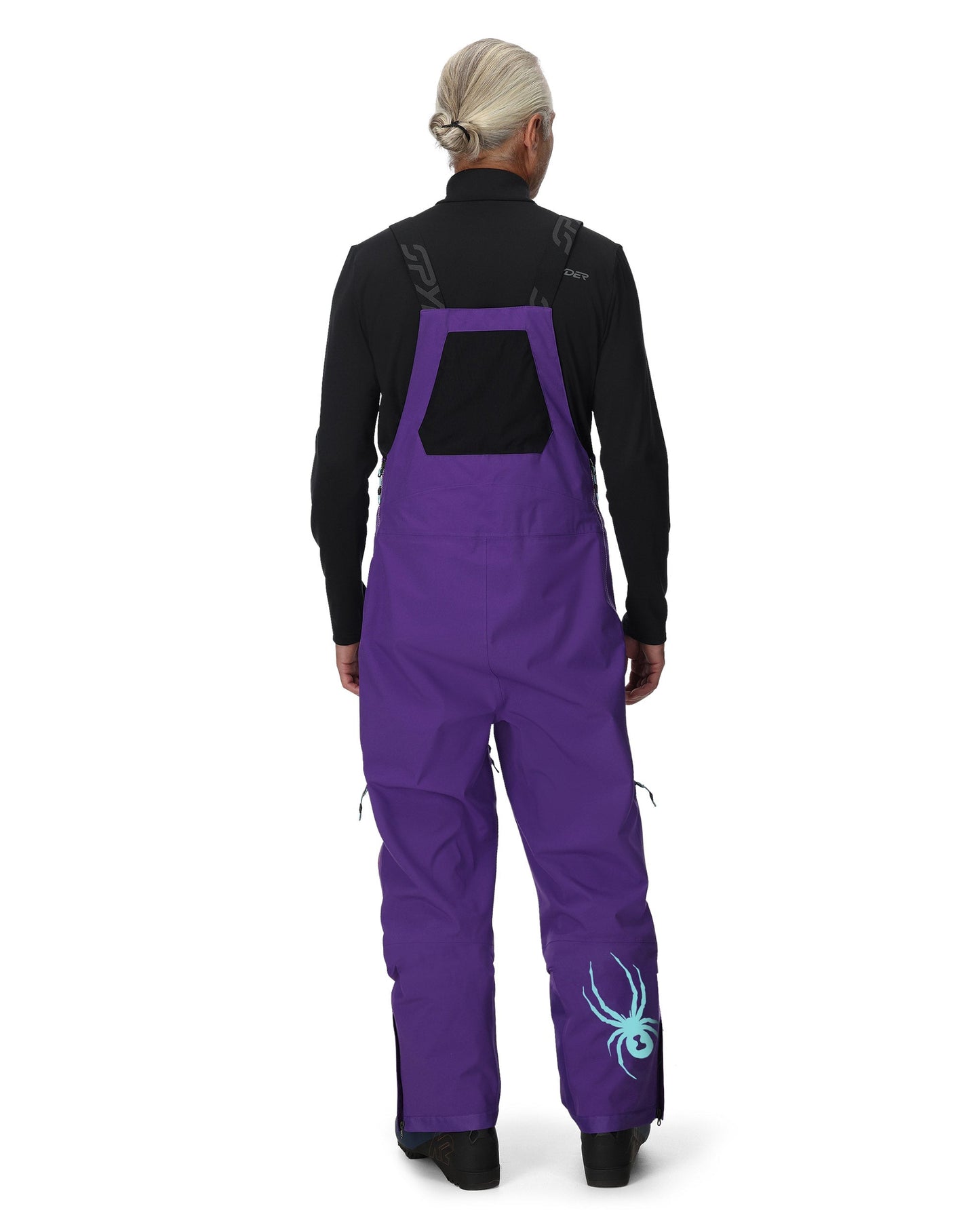 Herren-Sanction-Latzhose – Dunkelviolett