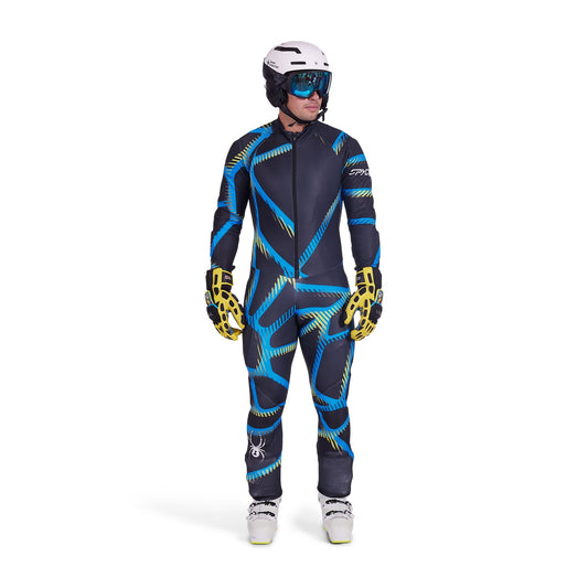 Herren Performance GS Rennanzug - Schwarz-Kombination
