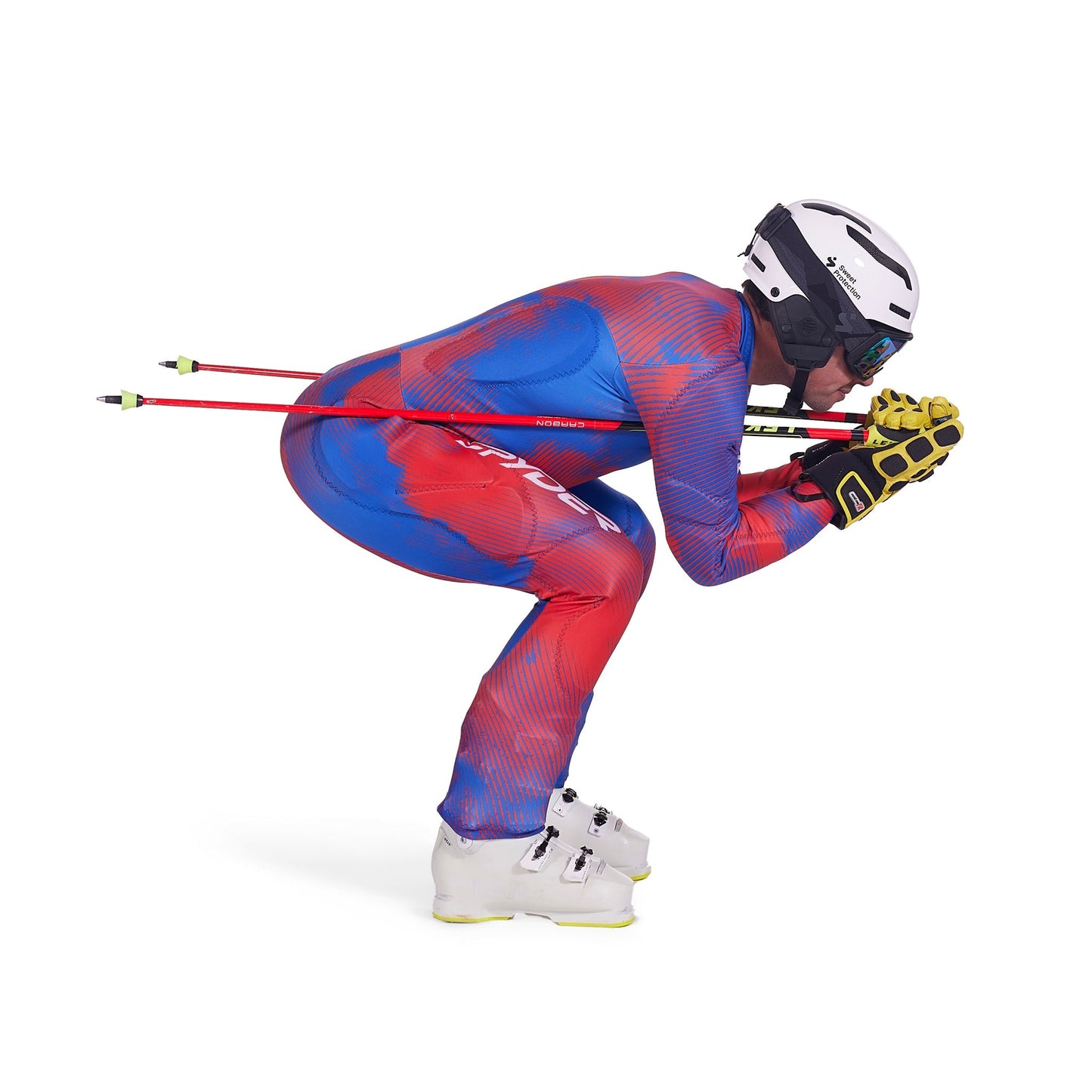 Combinaison de course GS Performance pour homme - Bleu électrique