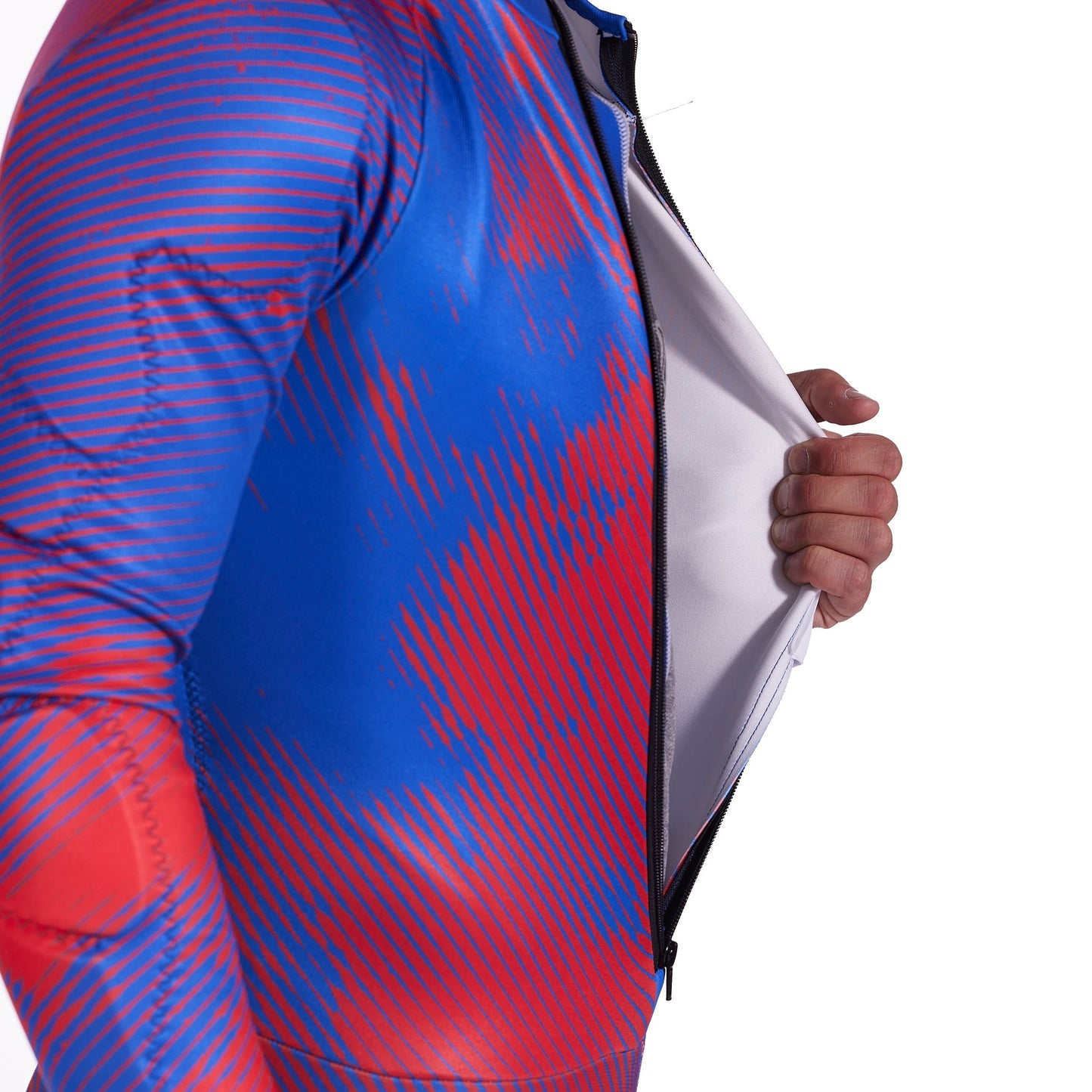 Combinaison de course GS Performance pour homme - Bleu électrique