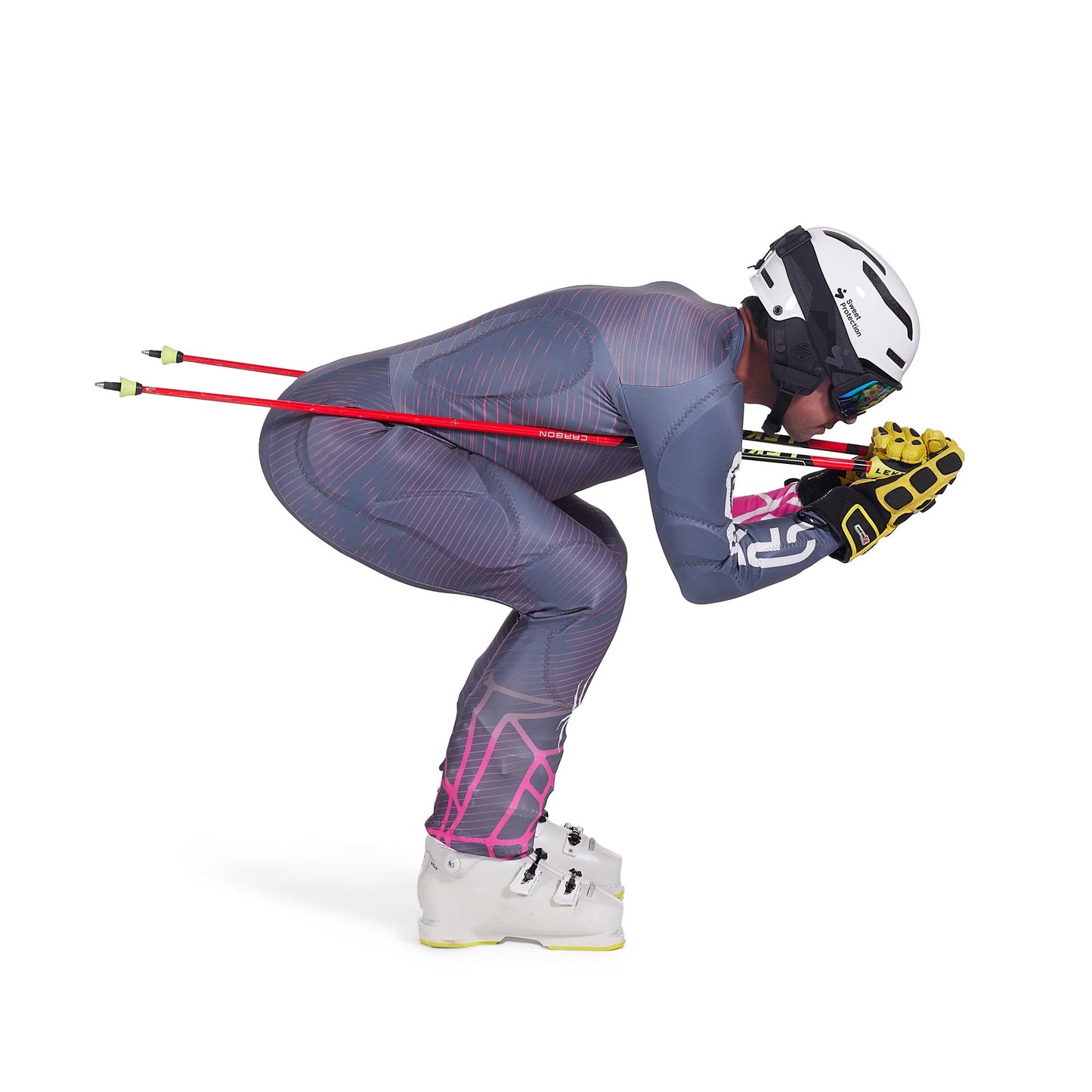 Herren Performance GS Rennanzug - Pink