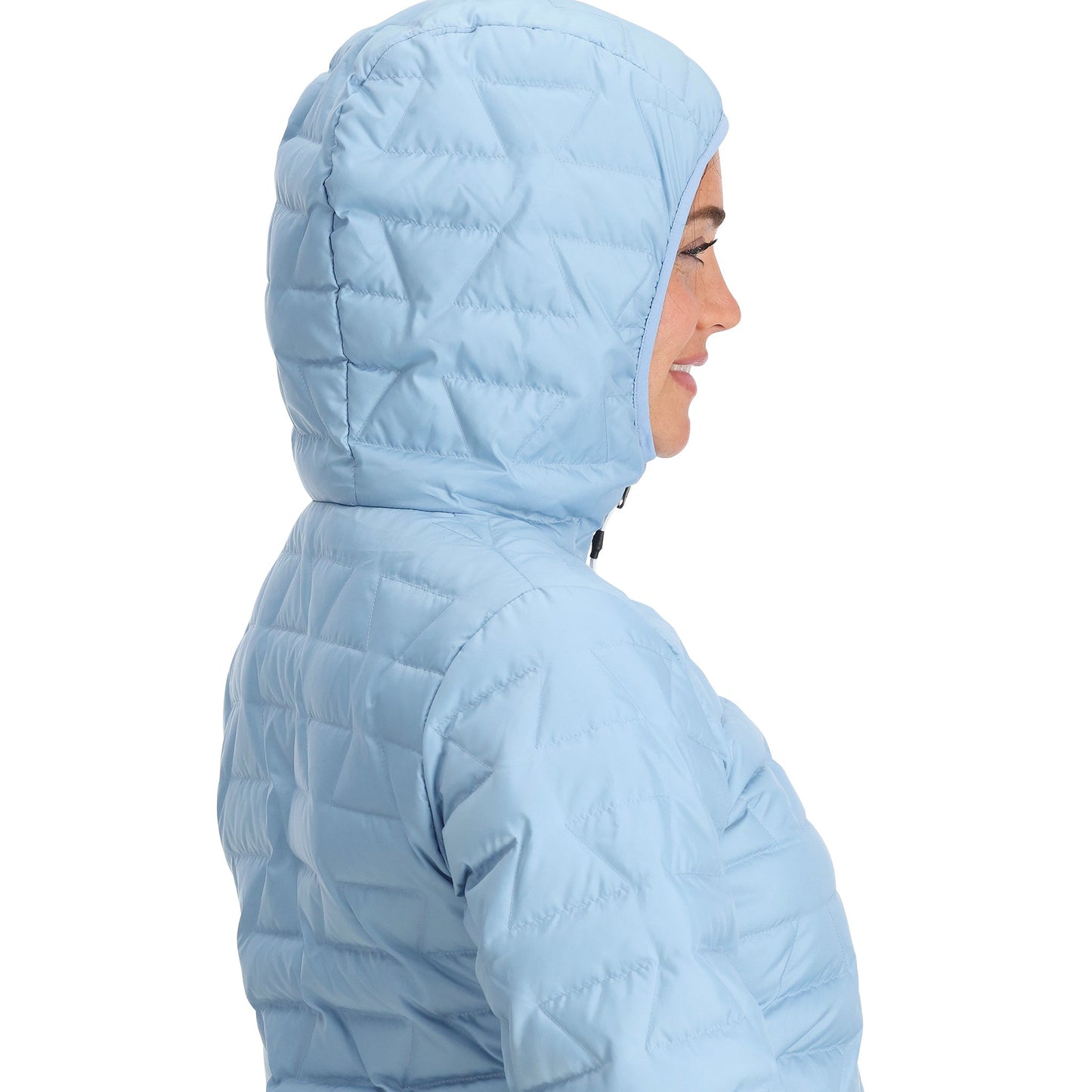 Zenith Damen-Kapuzenjacke – Blau Drift