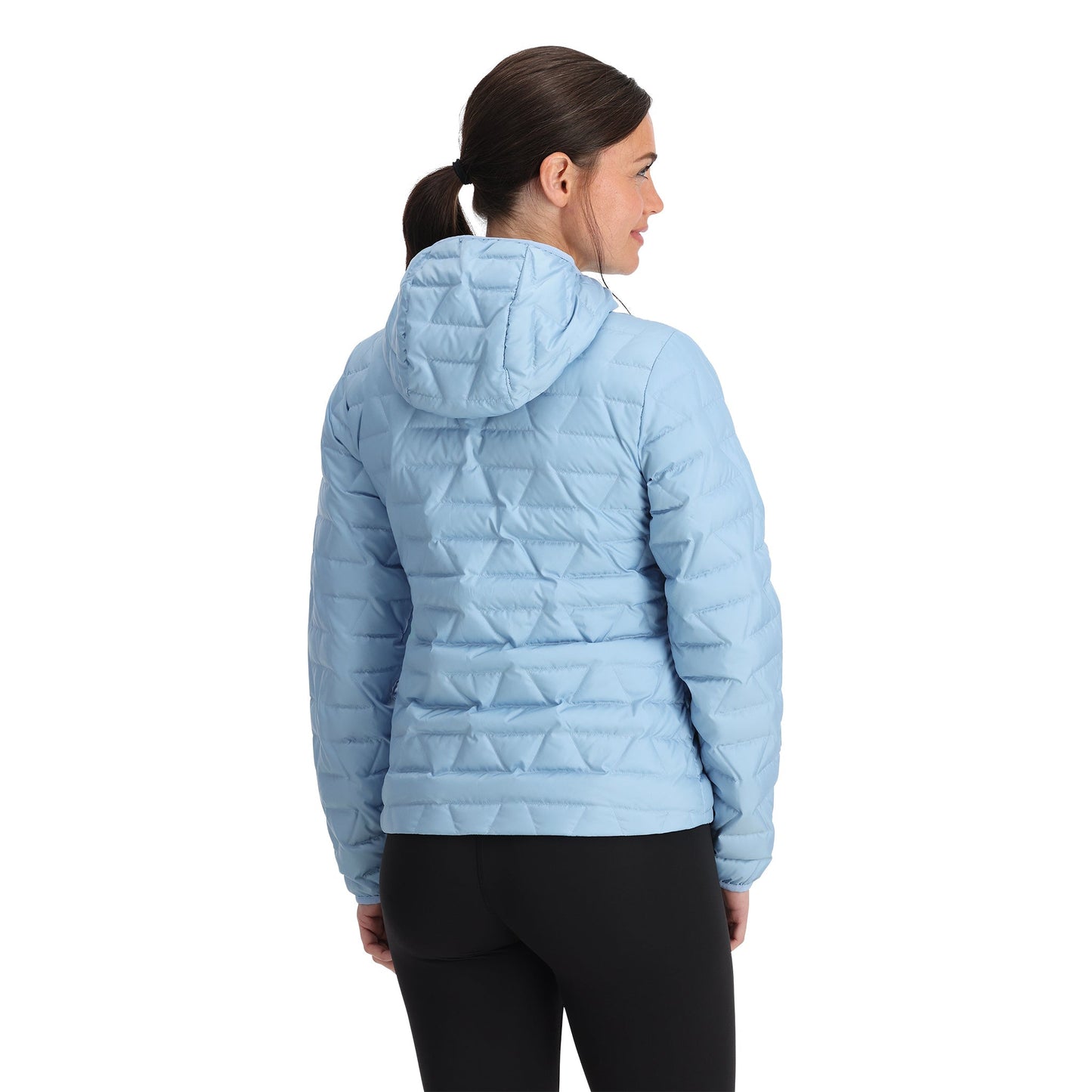 Zenith Damen-Kapuzenjacke – Blau Drift