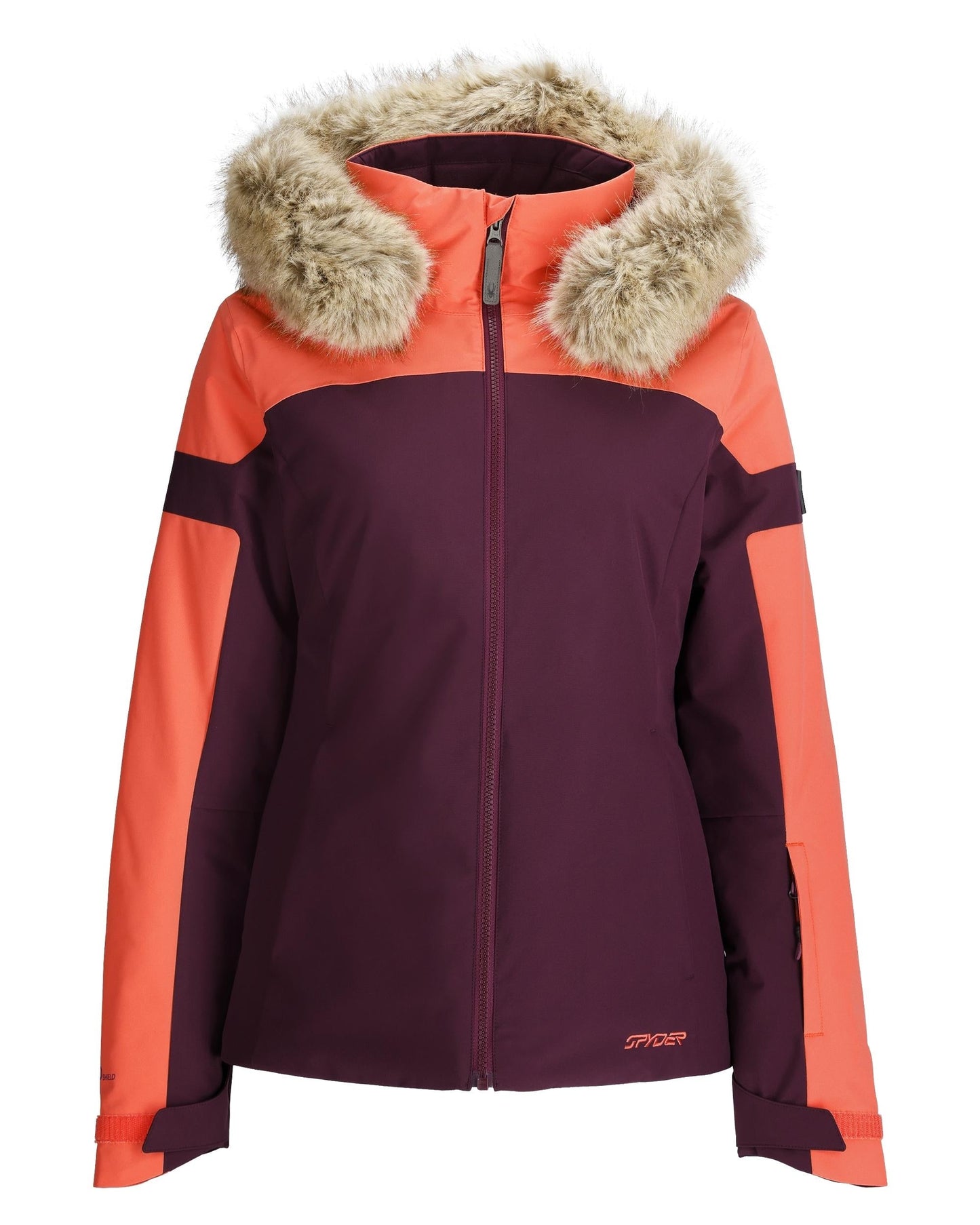 Damen-Vida-Jacke – Pflaume