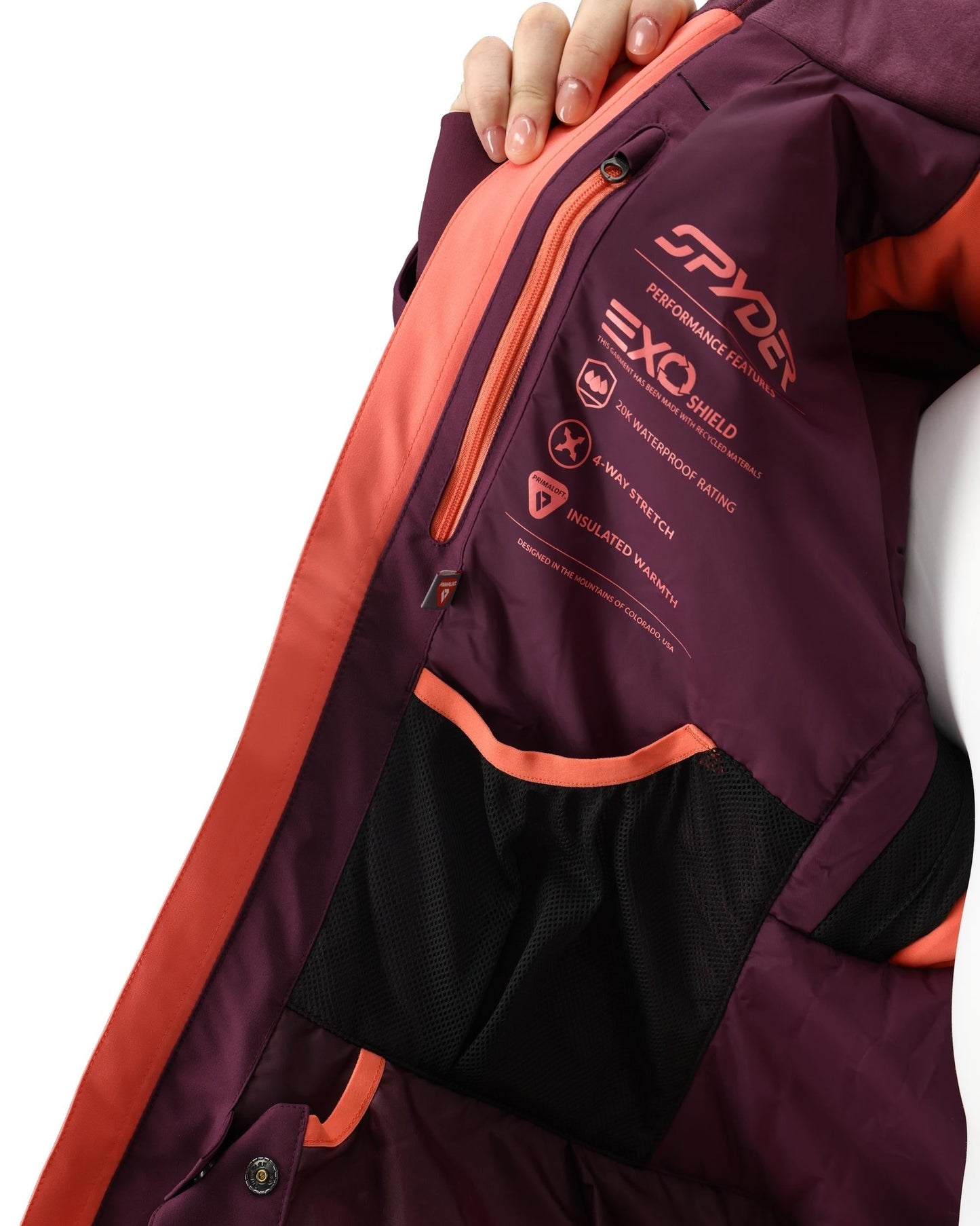 Damen-Vida-Jacke – Pflaume