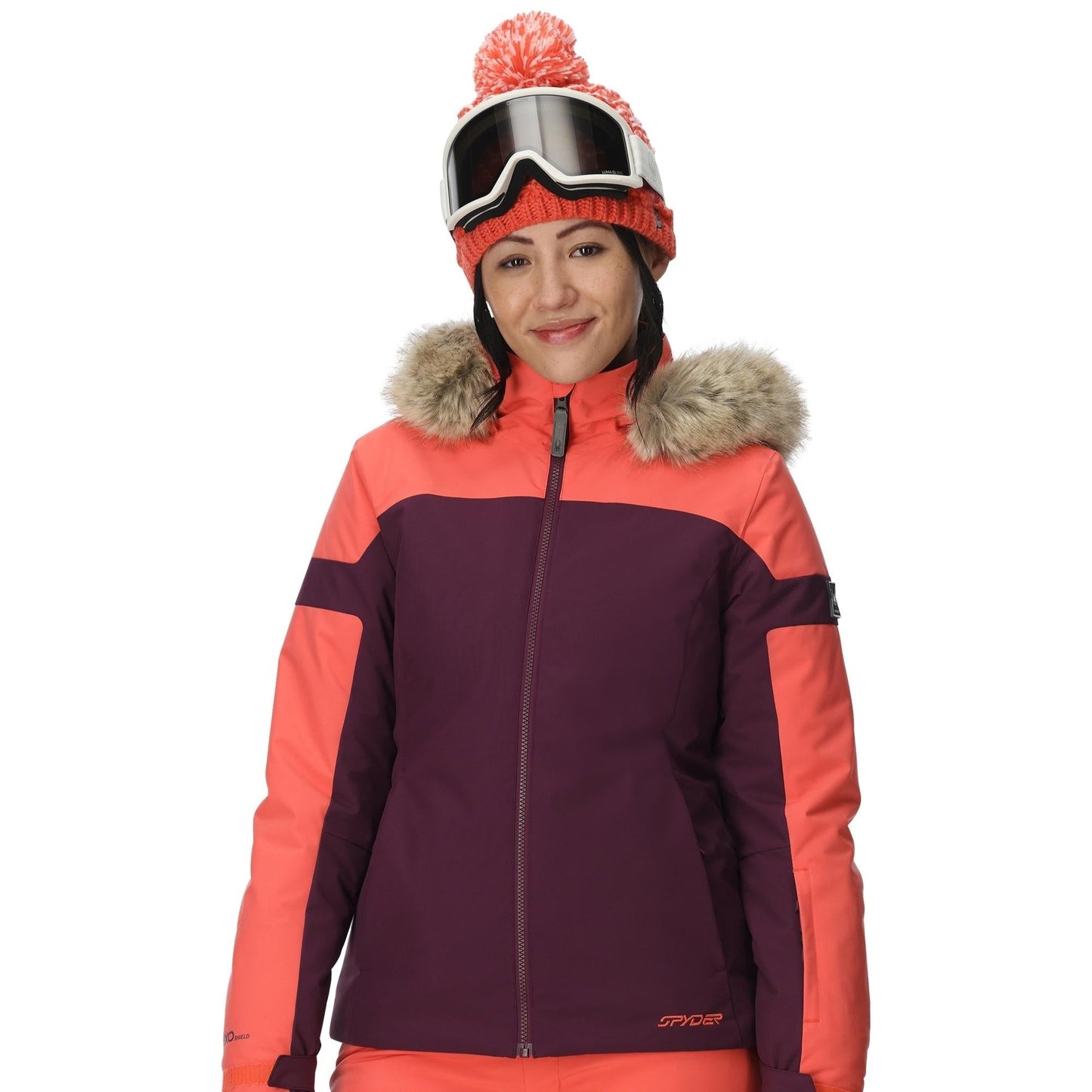 Damen-Vida-Jacke – Pflaume