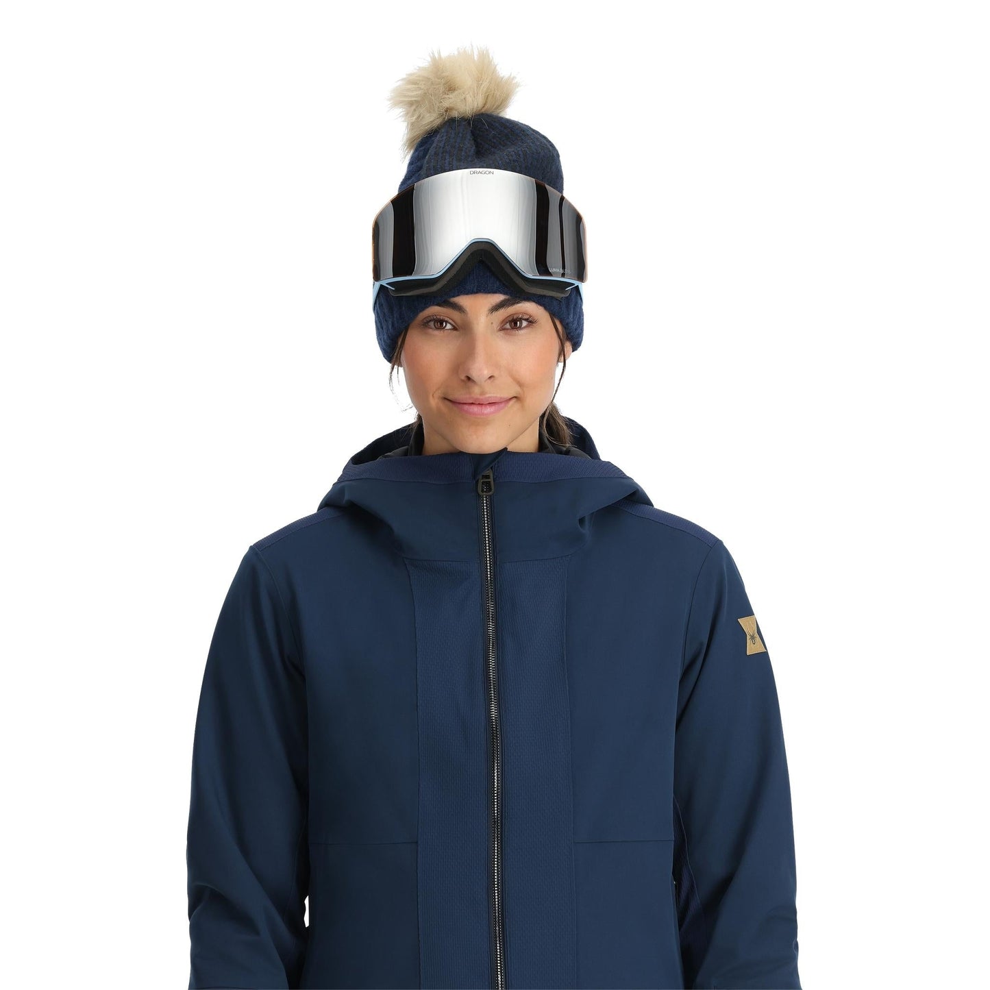Cascade pour femme - Bleu marine véritable