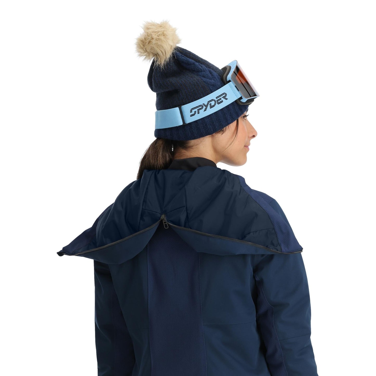 Cascade pour femme - Bleu marine véritable