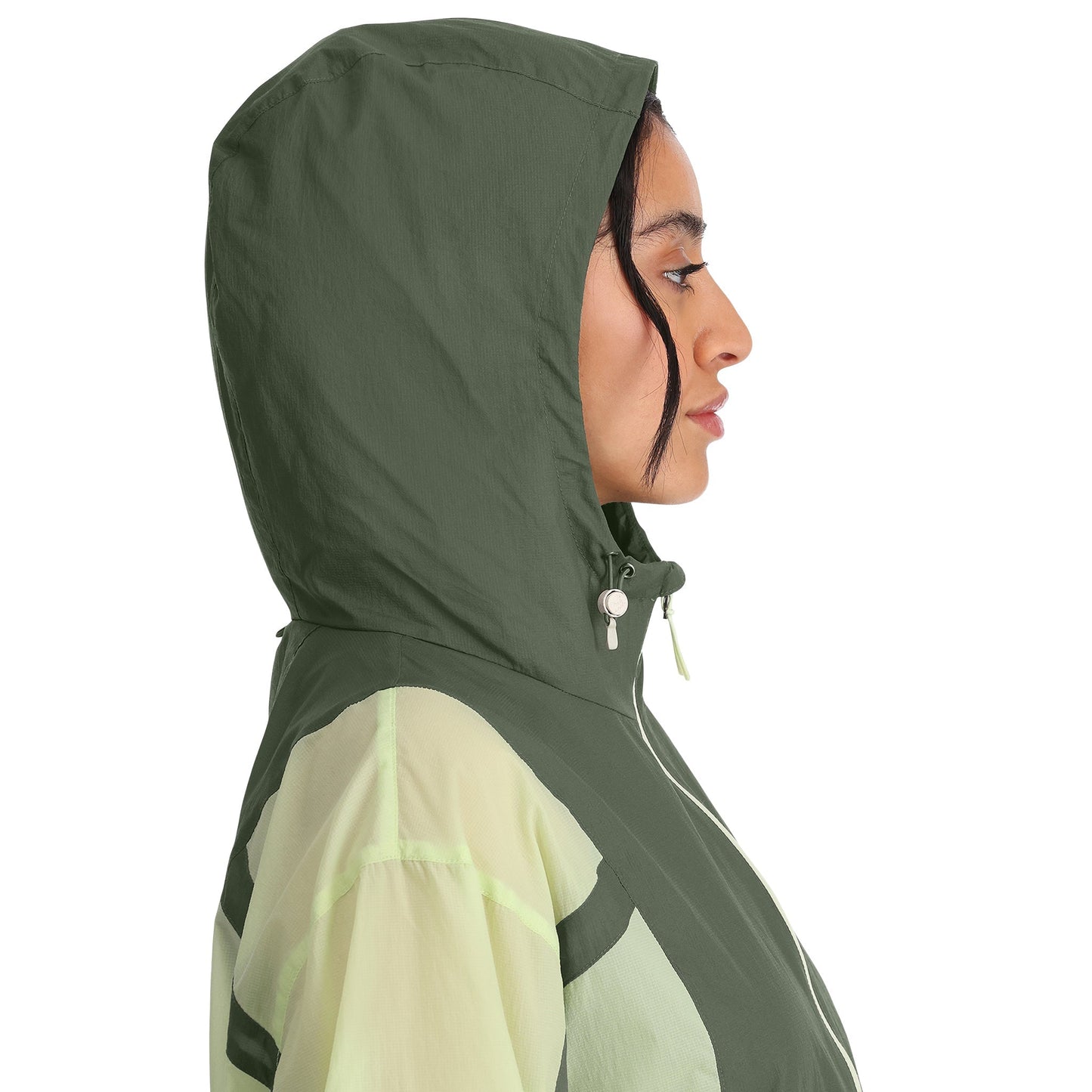 Damen Boulder Lite Anorak - Thymiangrün