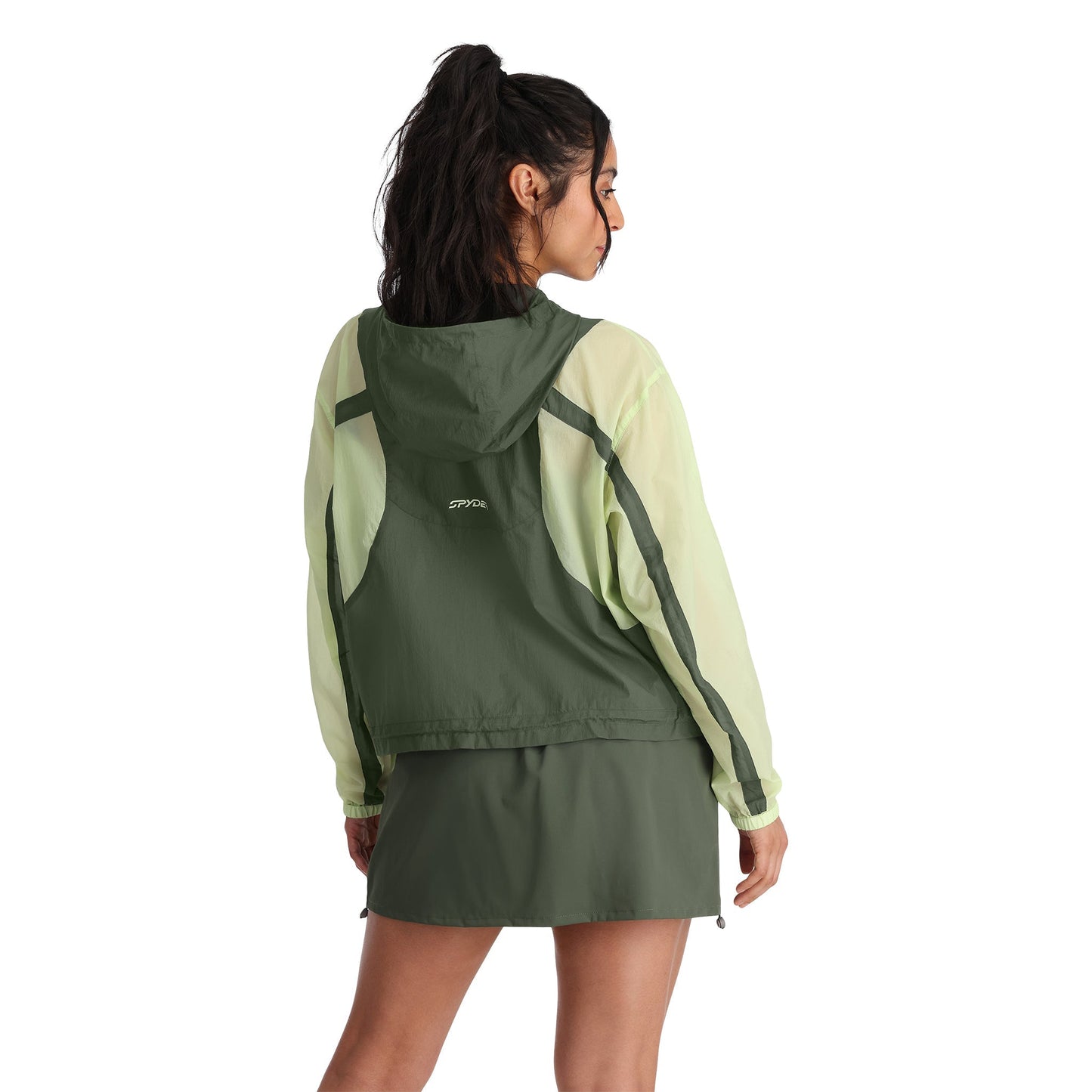 Damen Boulder Lite Anorak - Thymiangrün