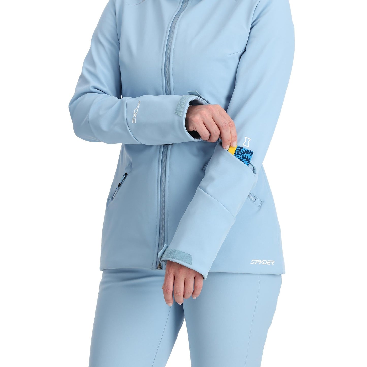 Veste softshell Glacial pour femme - Bleu Dérive