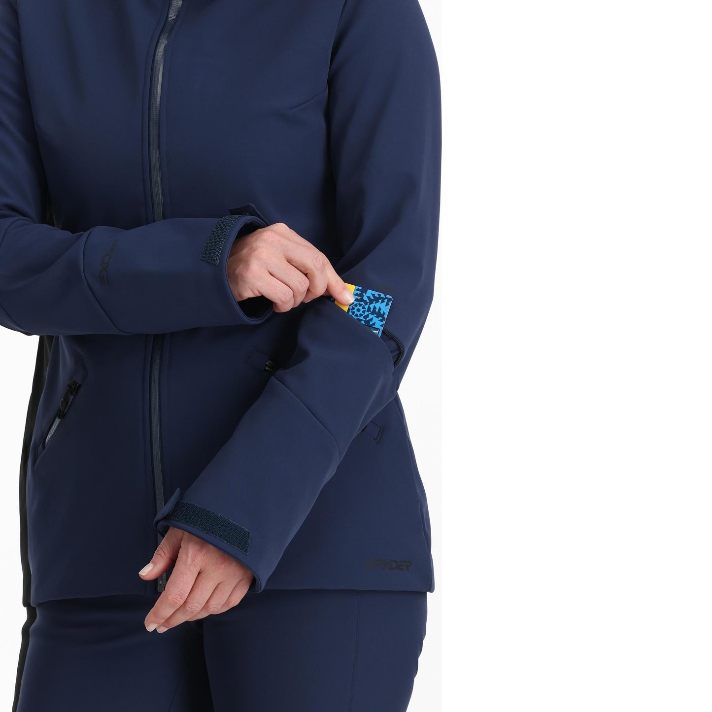 Veste softshell Glacial pour femme - Bleu marine
