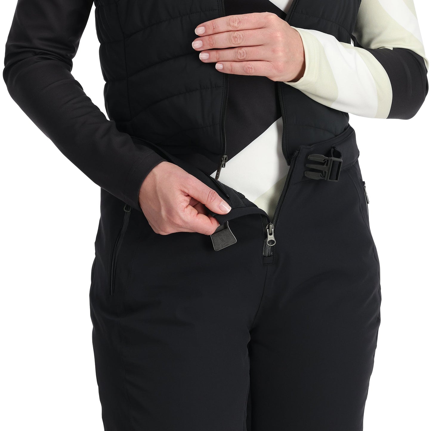 Damen-Radhose von On Piste - Schwarz