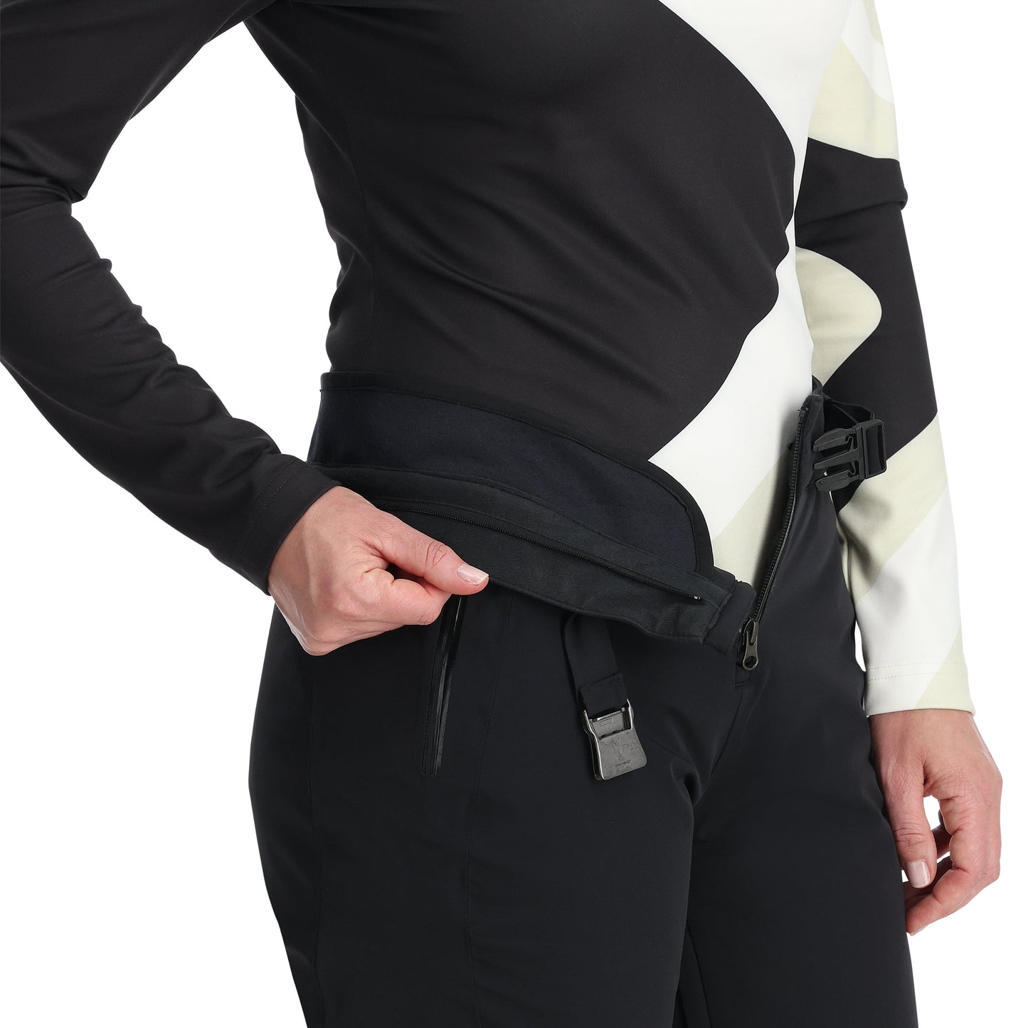 Damen-Radhose von On Piste - Schwarz