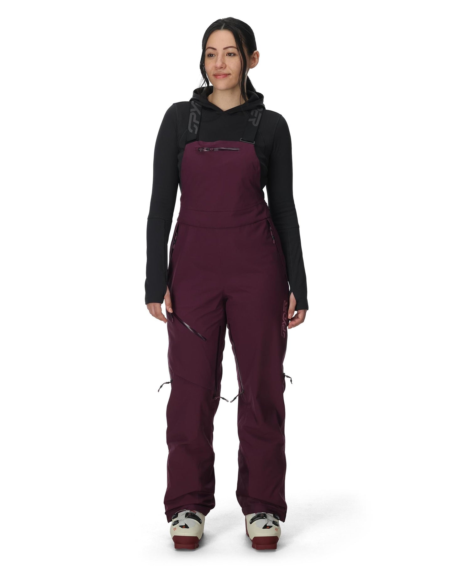 Bavoir solitaire pour femme - Prune