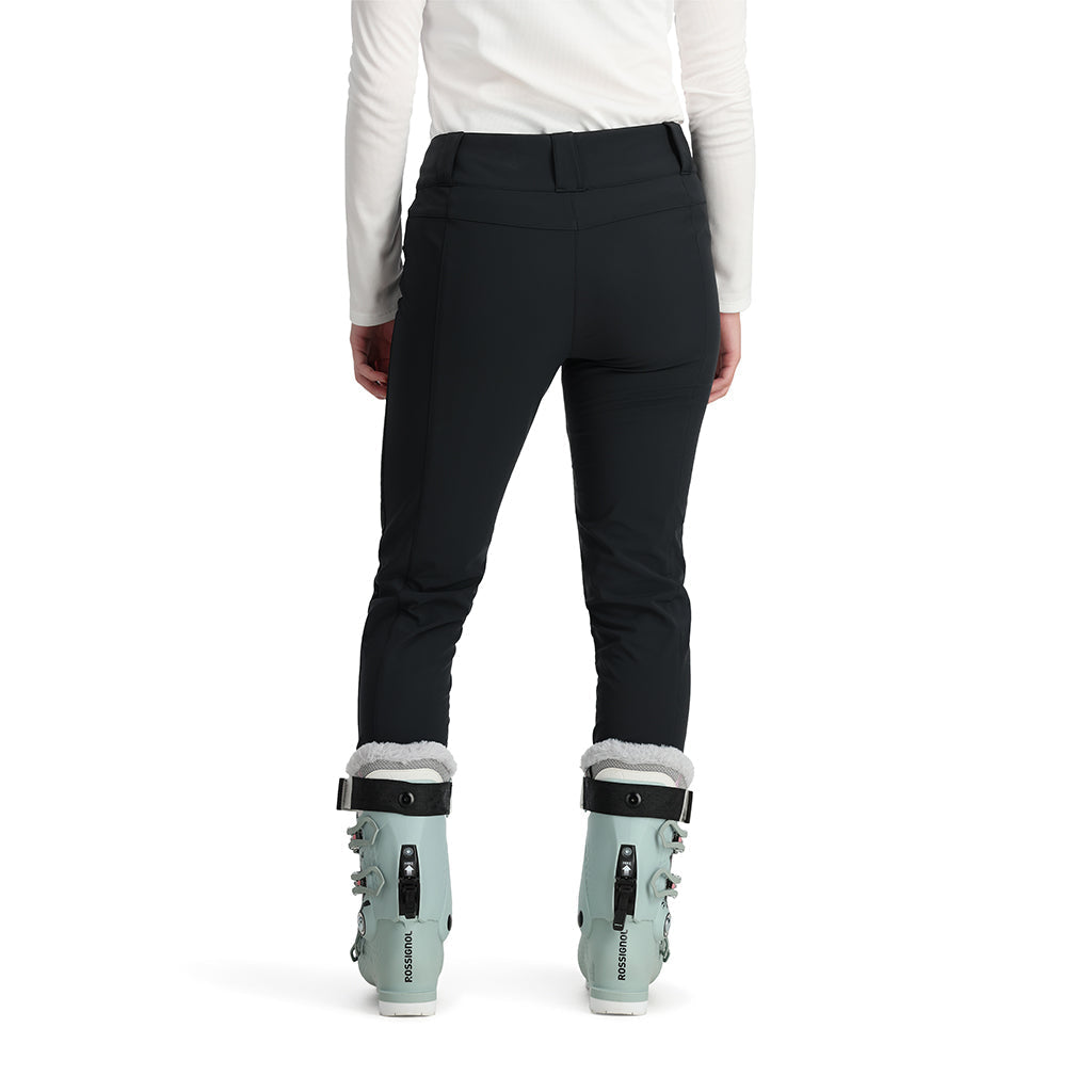Womens Painted On Softshell Pants - Black