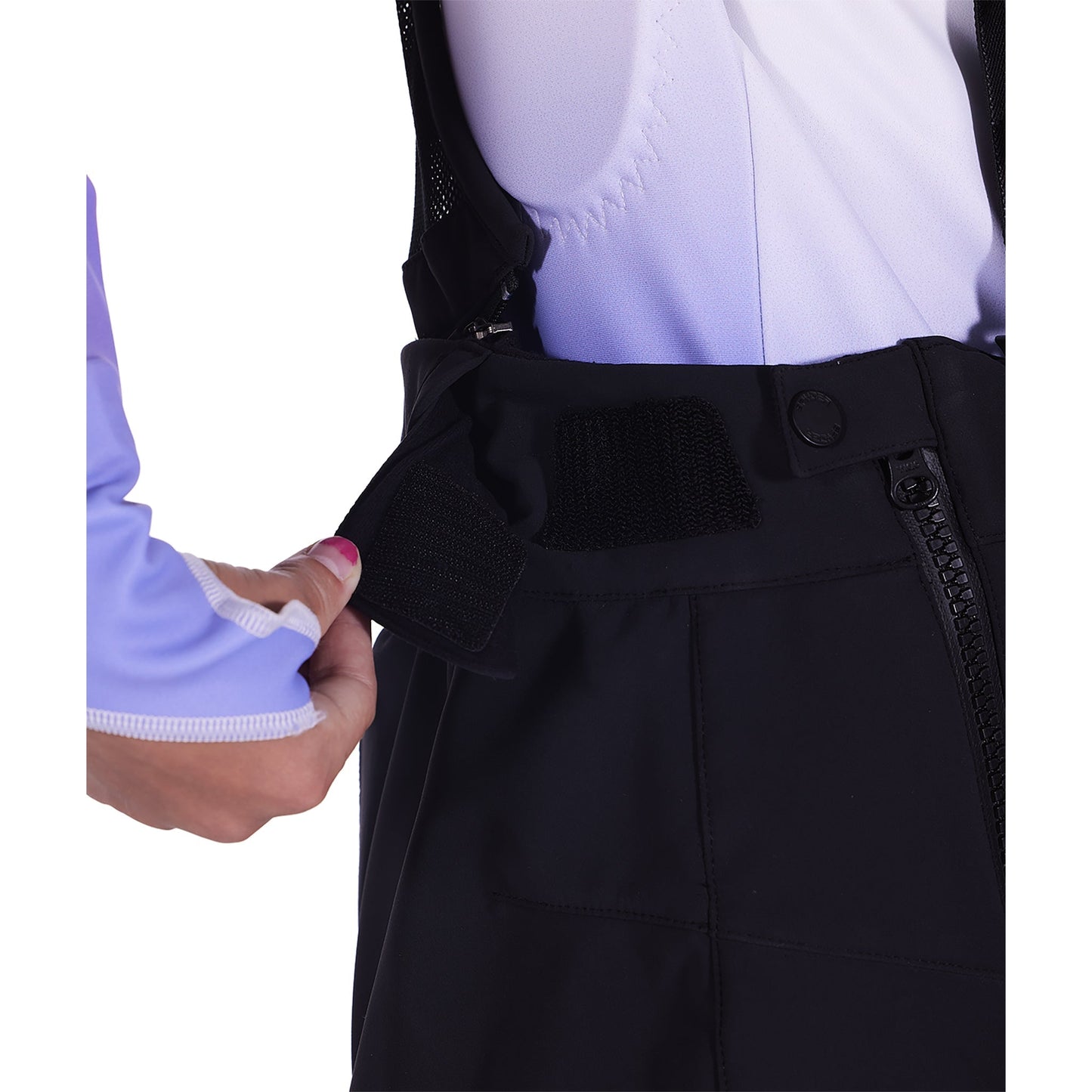 Softshell-Trainingsshorts für Kinder – Schwarz