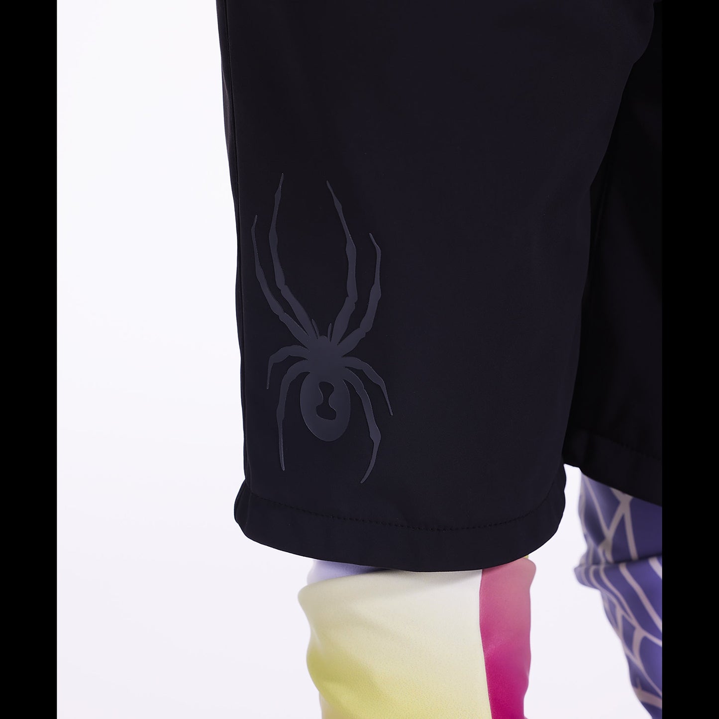 Softshell-Trainingsshorts für Kinder – Schwarz